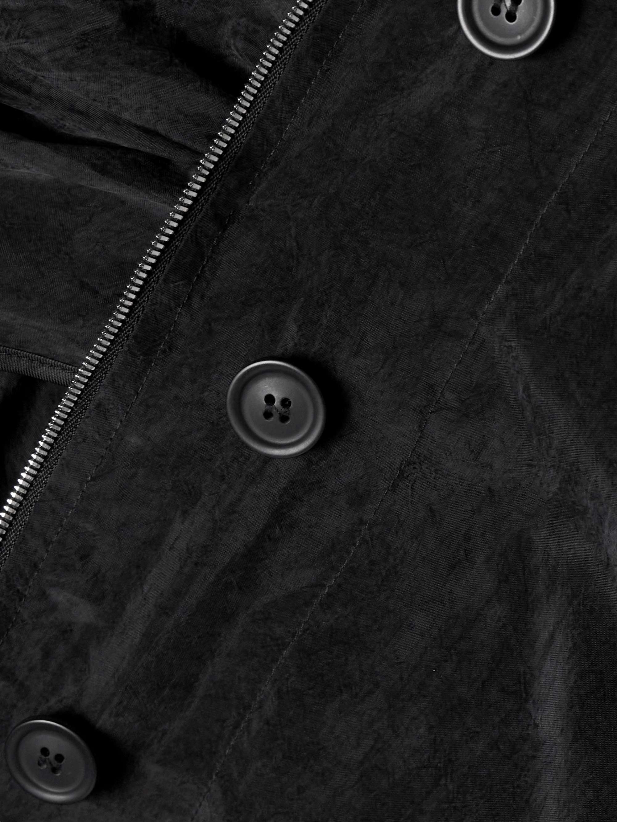 Oversized hooded TENCEL™ Lyocell jacket view