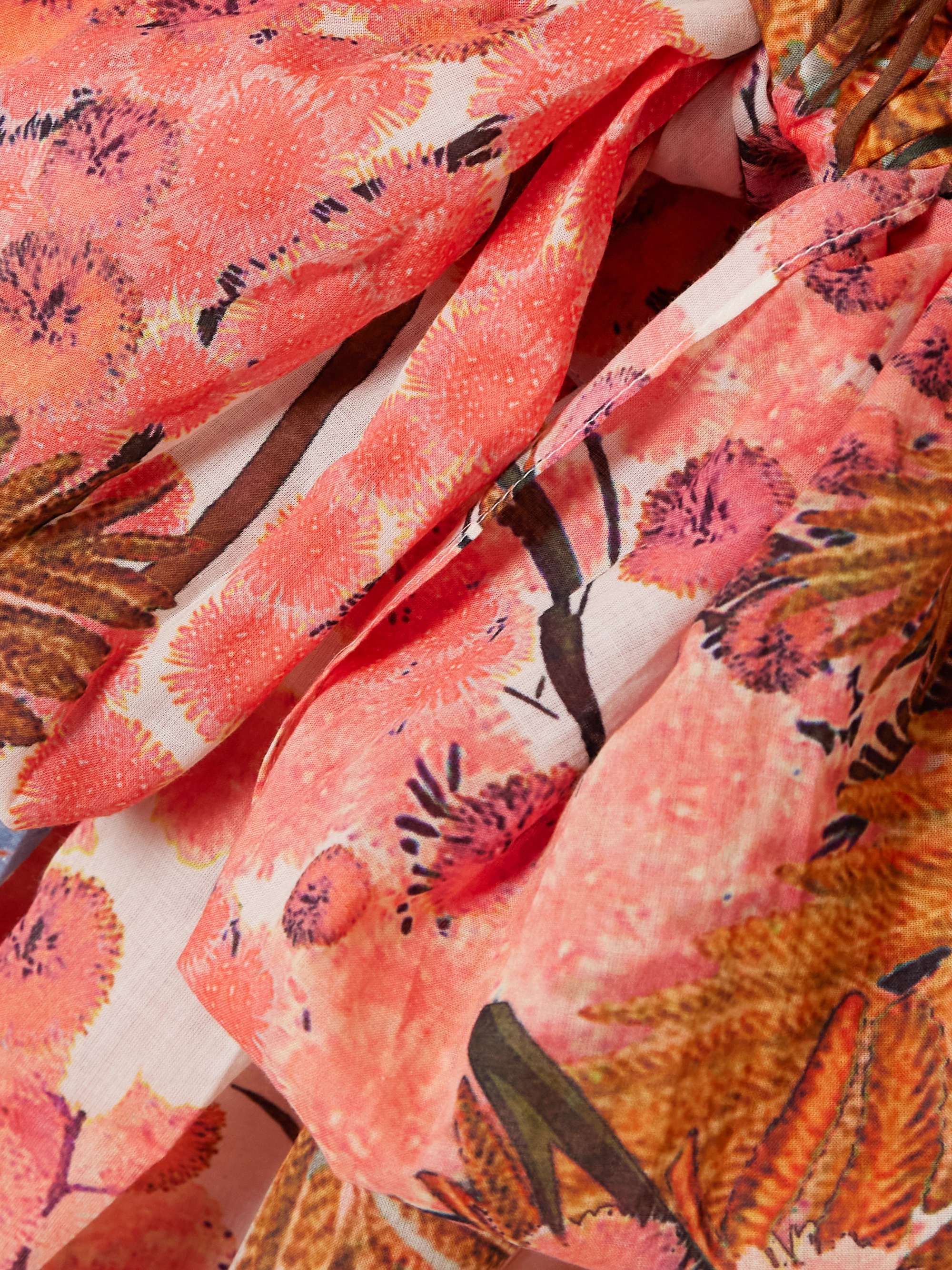 Zorah printed cotton-voile maxi dress view