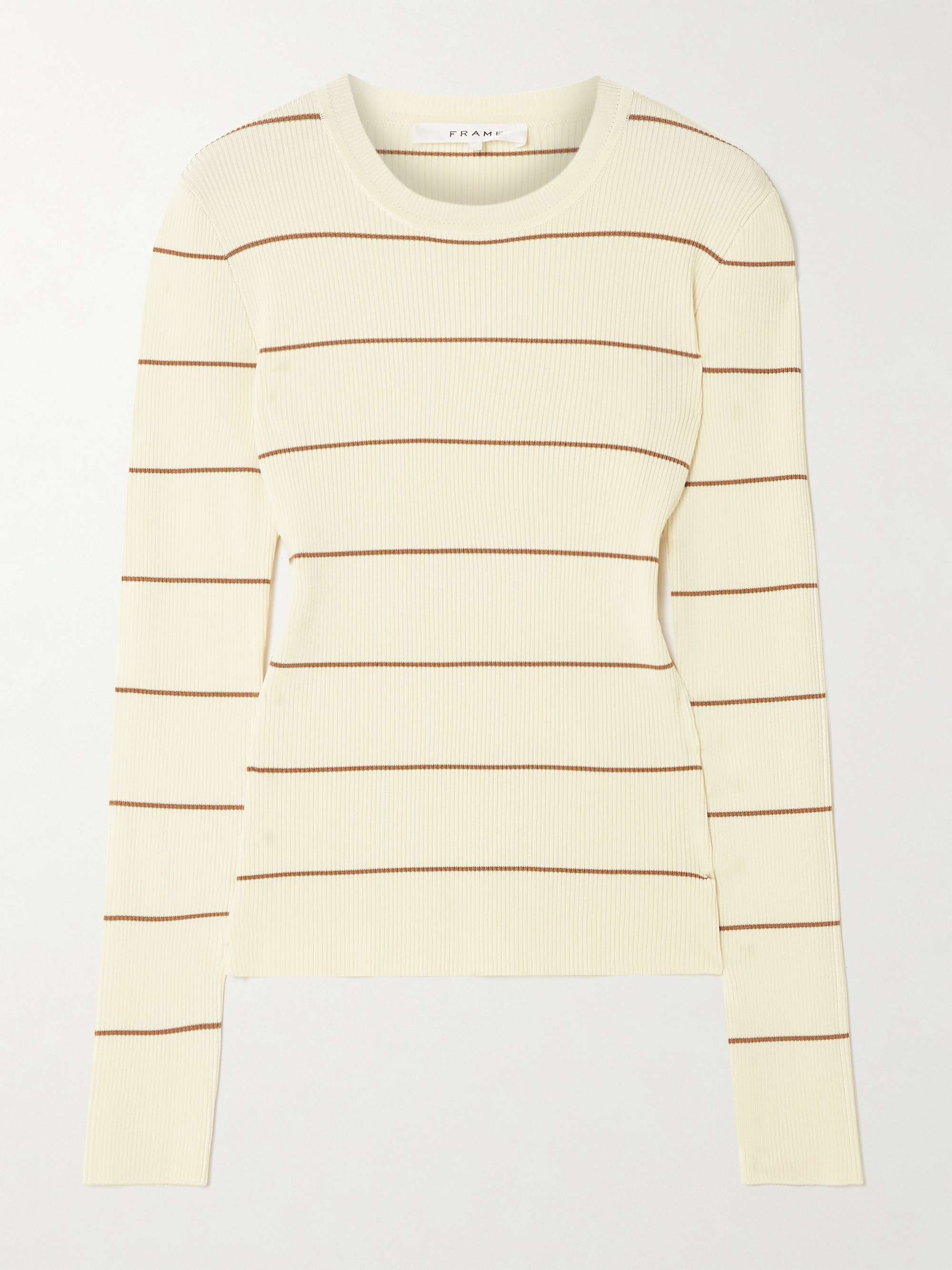 Striped ribbed jersey T-Shirt view