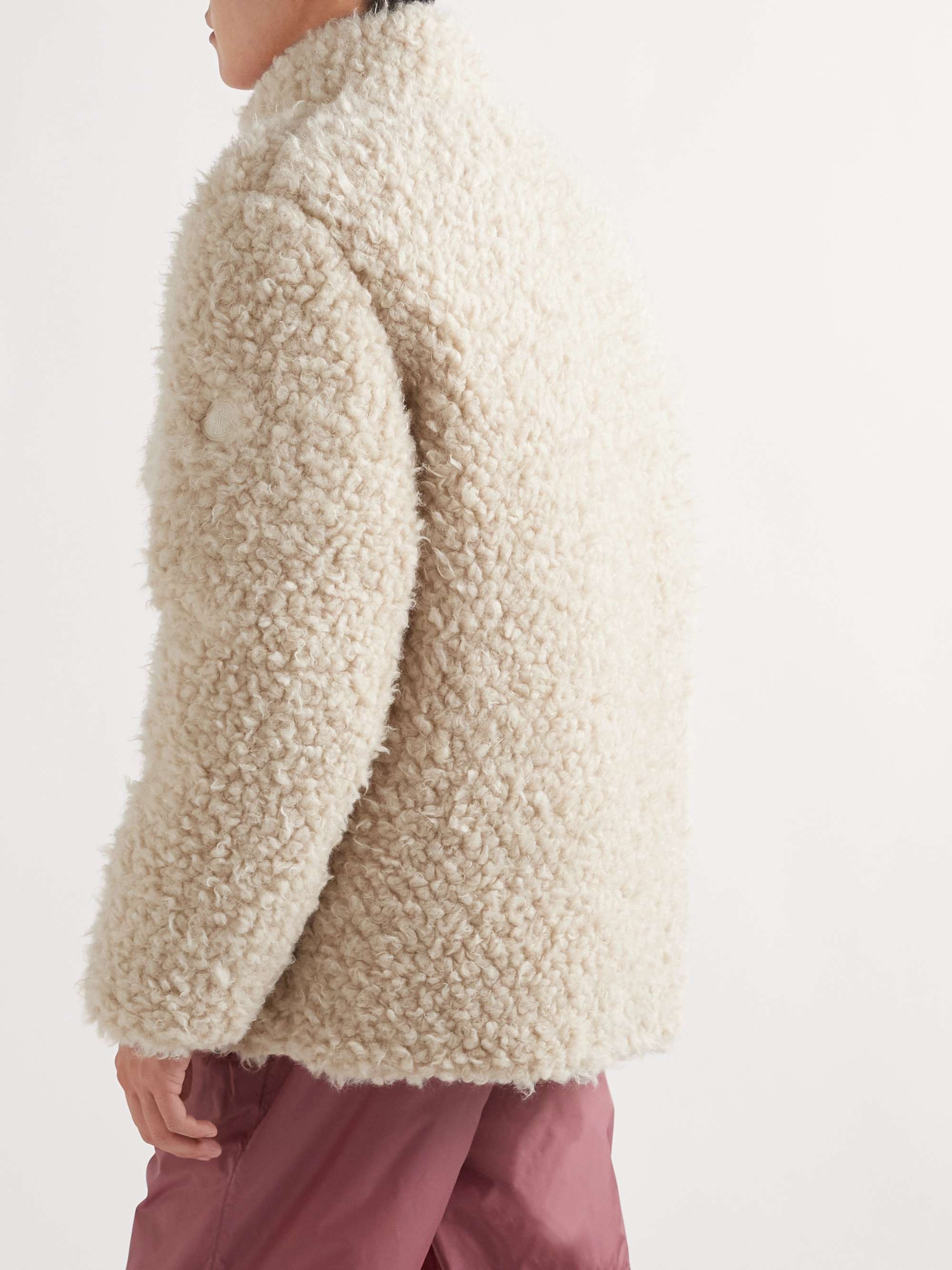 2 Moncler 1952 Monnow Reversible Shell and Faux Shearling Down Jacket view