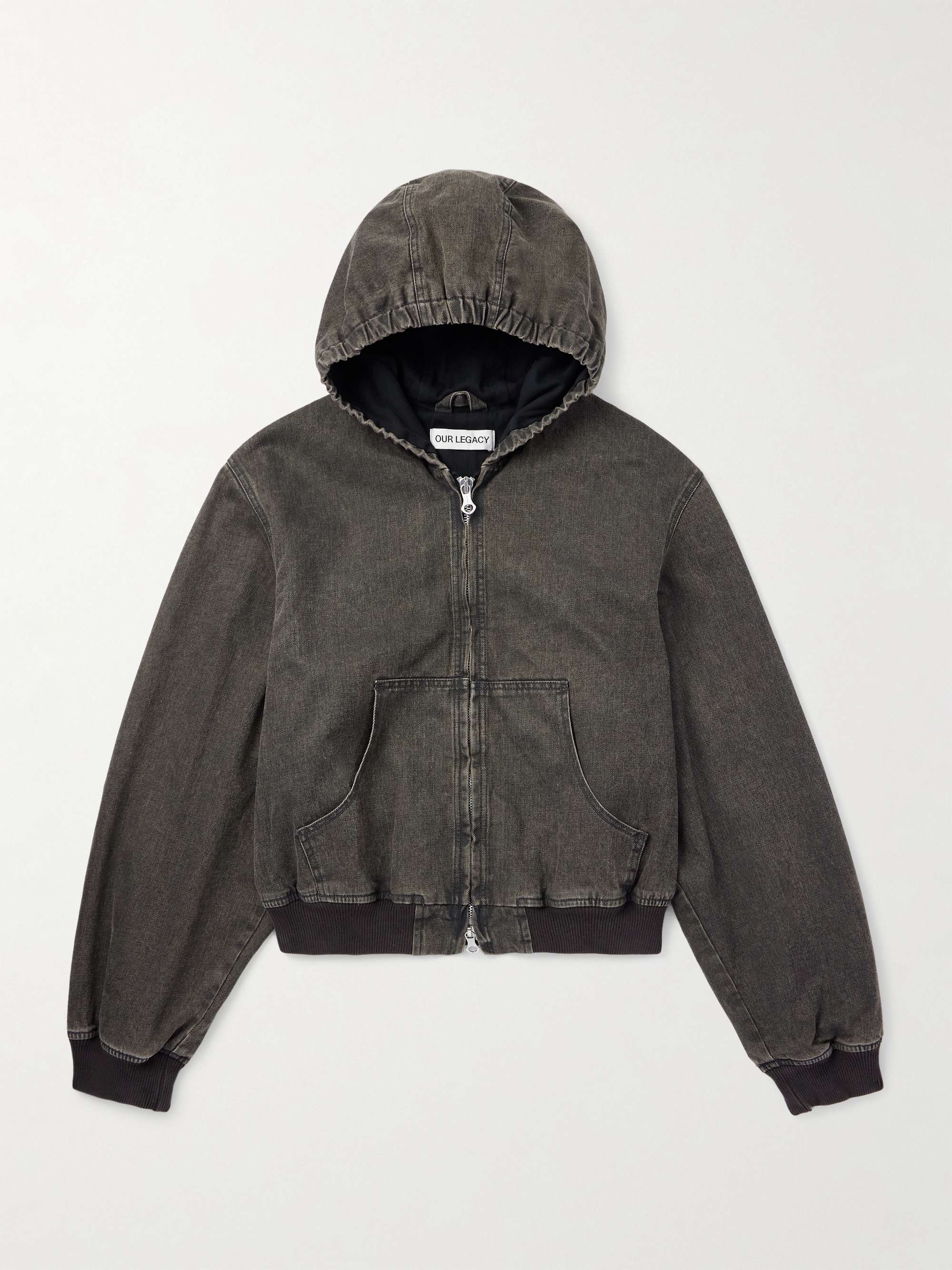 Bank Denim Hooded Jacket view