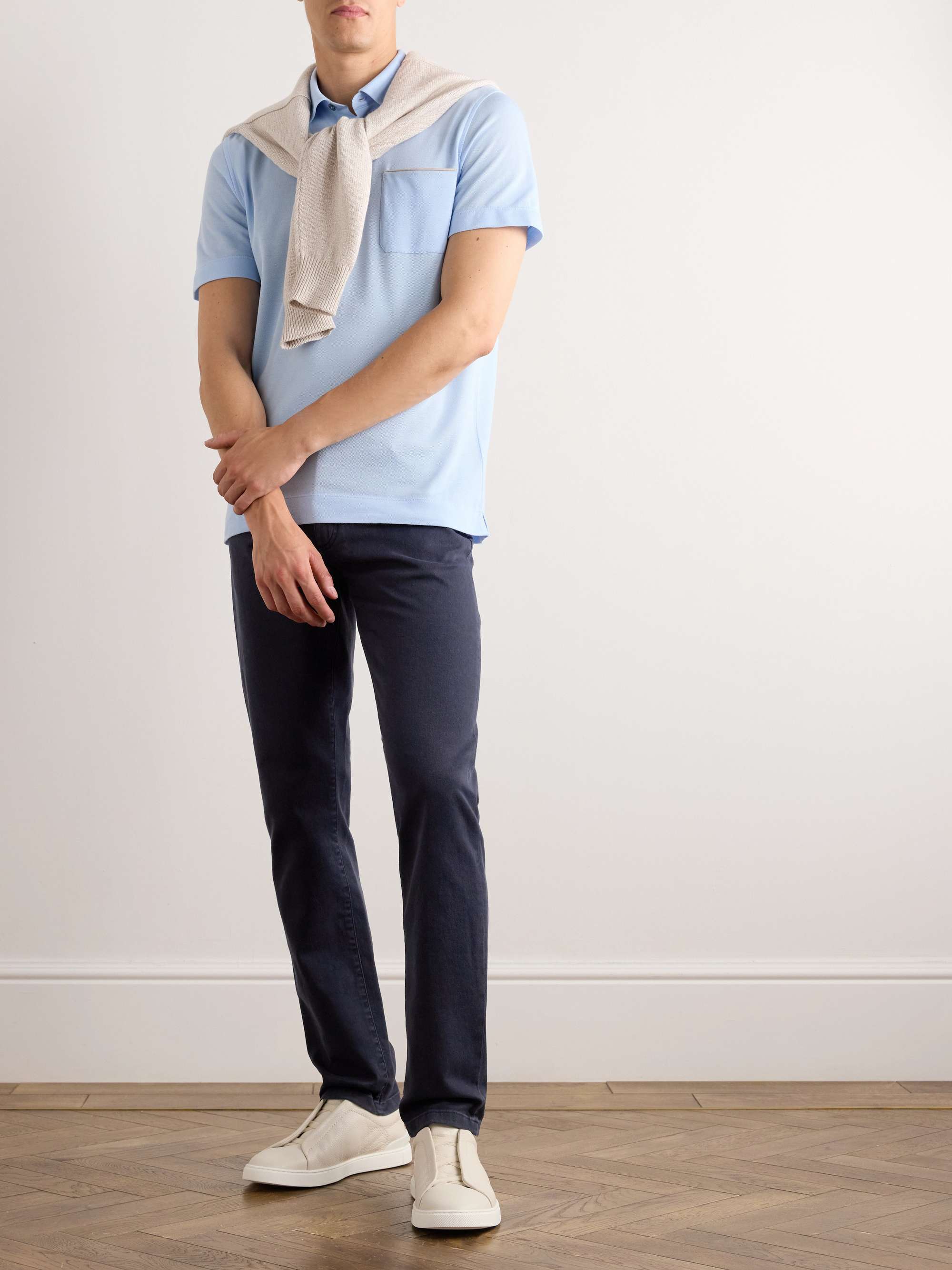 Roccia Stretch-Cotton Trousers view