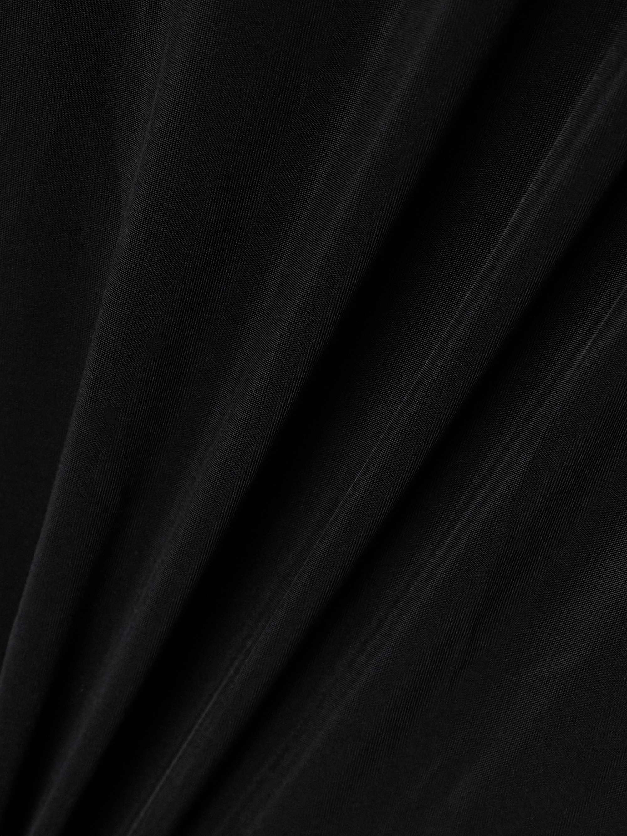 Strapless layered stretch-jersey dress view