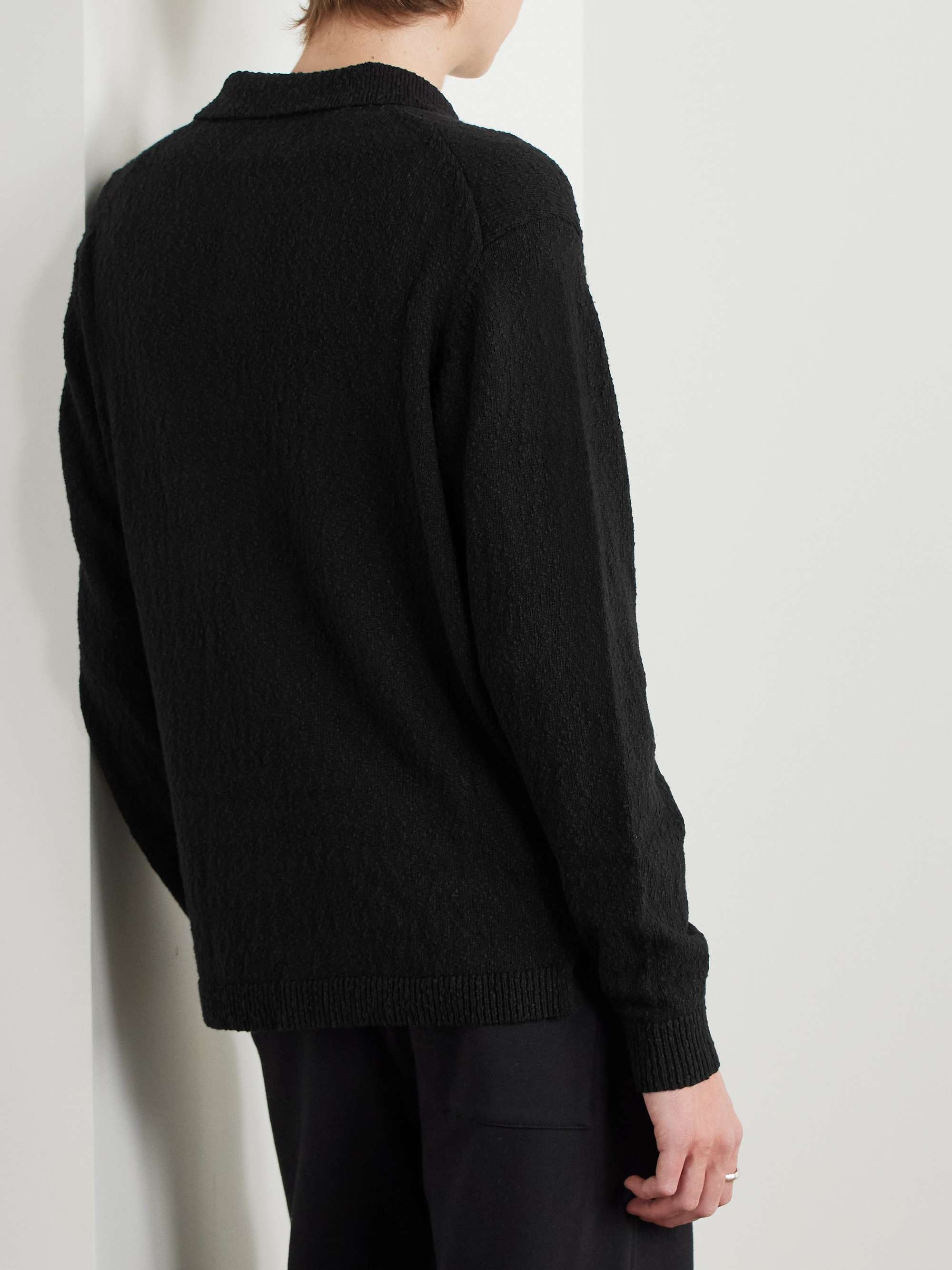 Randy 6690 Cotton-Bouclé Polo Shirt view