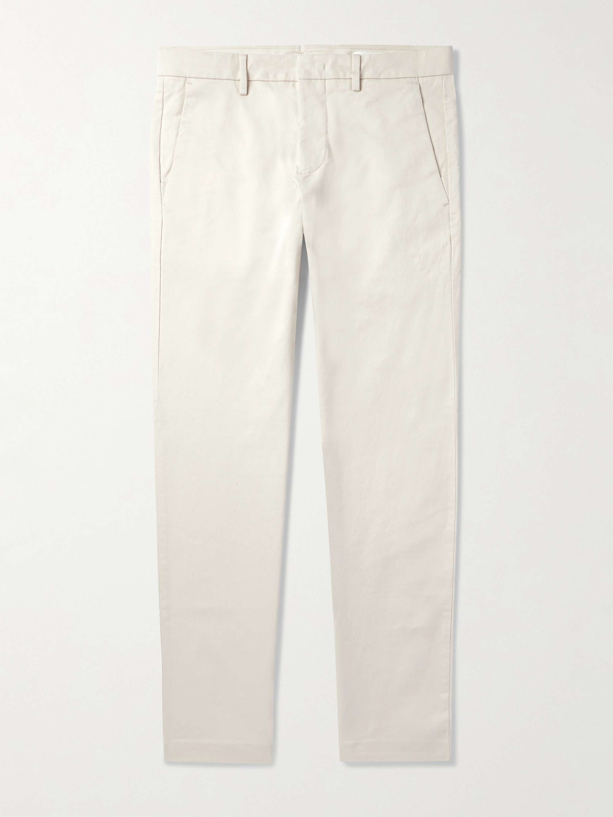 Theo Tapered Stretch Organic Cotton-Twill Chinos view