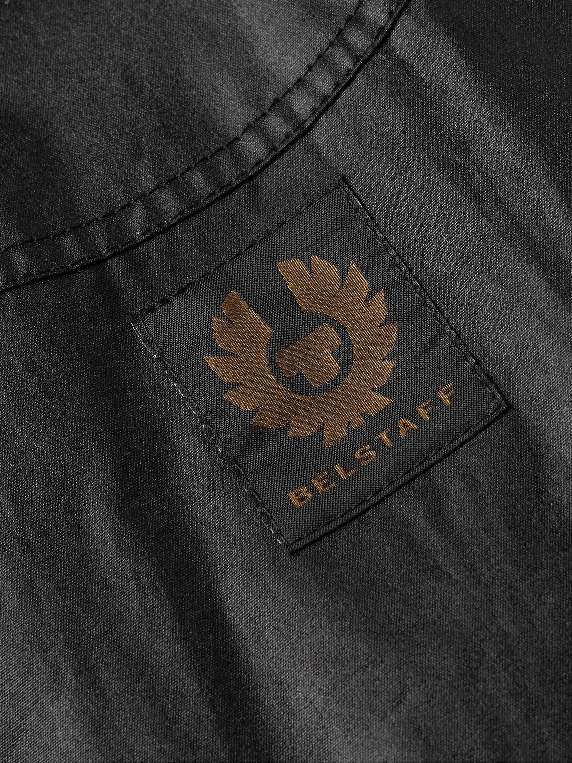 Trialmaster Belted Logo-Appliquéd Waxed-Cotton Jacket view