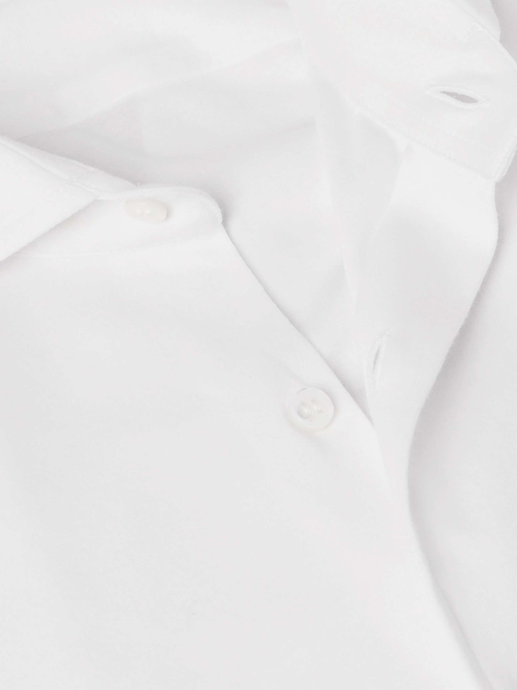 Andrew Cutaway-Collar Cotton-Jersey Shirt view