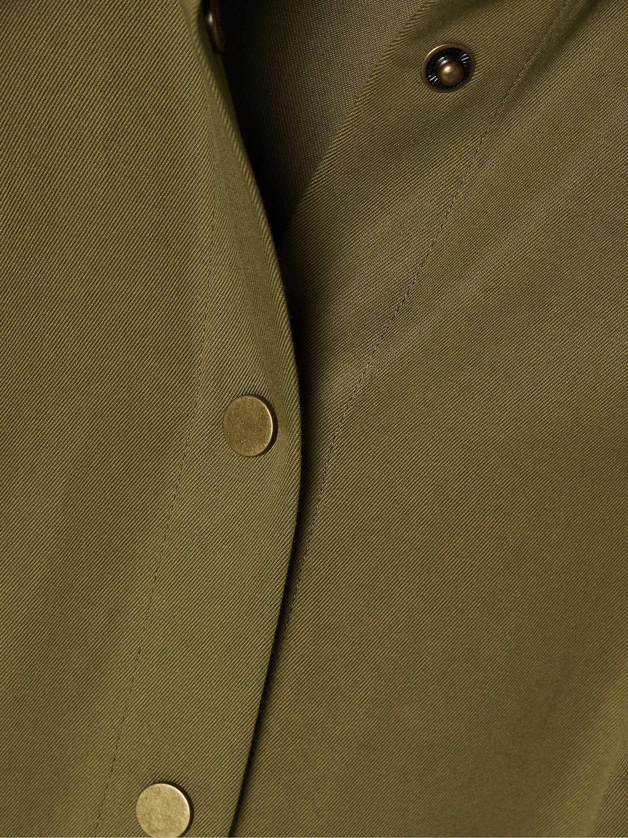 Anais cotton and cashmere-blend twill maxi shirt dress view