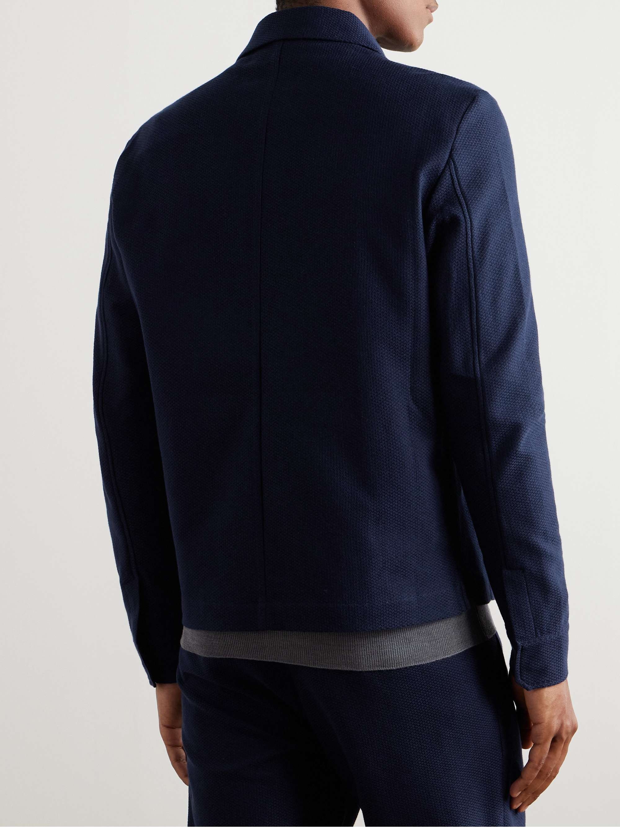 Zanone Cotton Zip-Up Jacket view