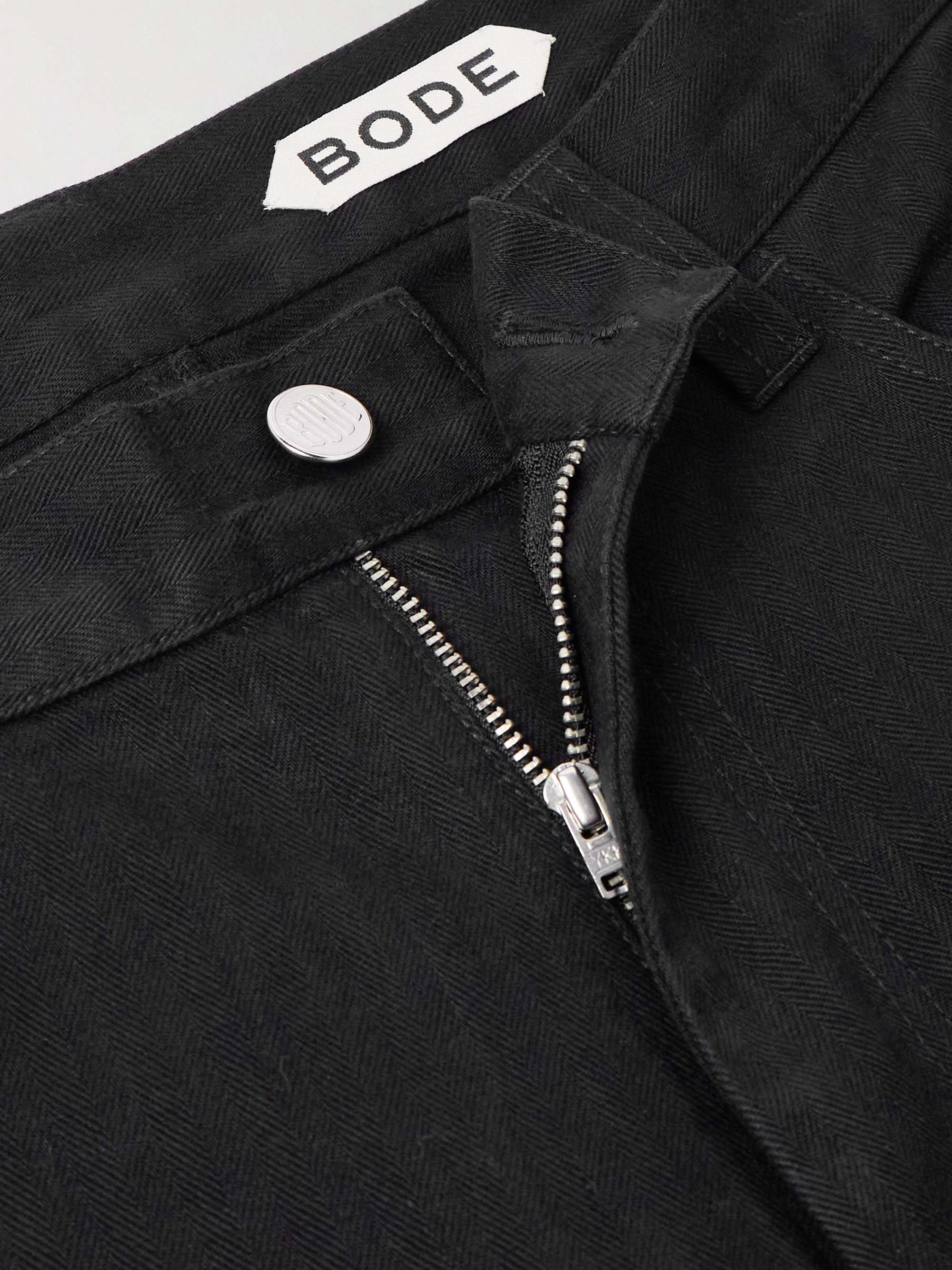 Knolly Brook Straight-Leg Cotton-Canvas Trousers view
