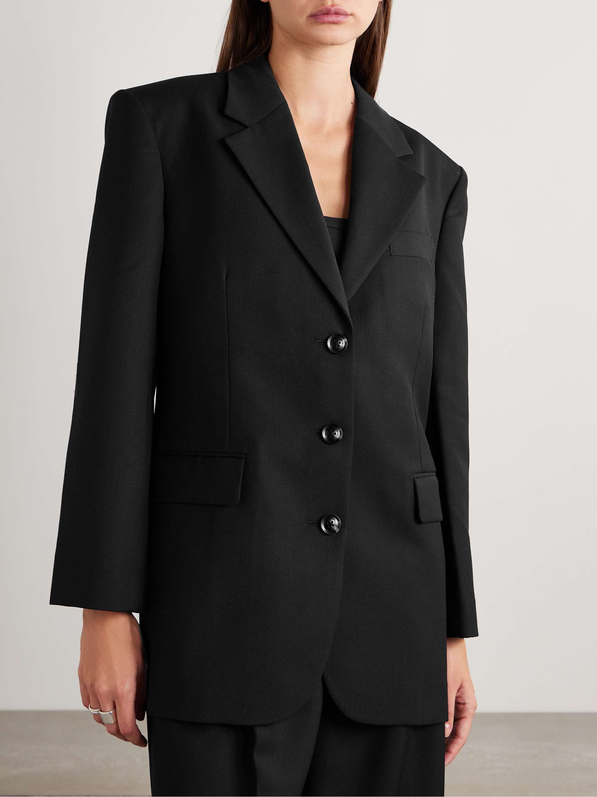 Sara oversized woven blazer view