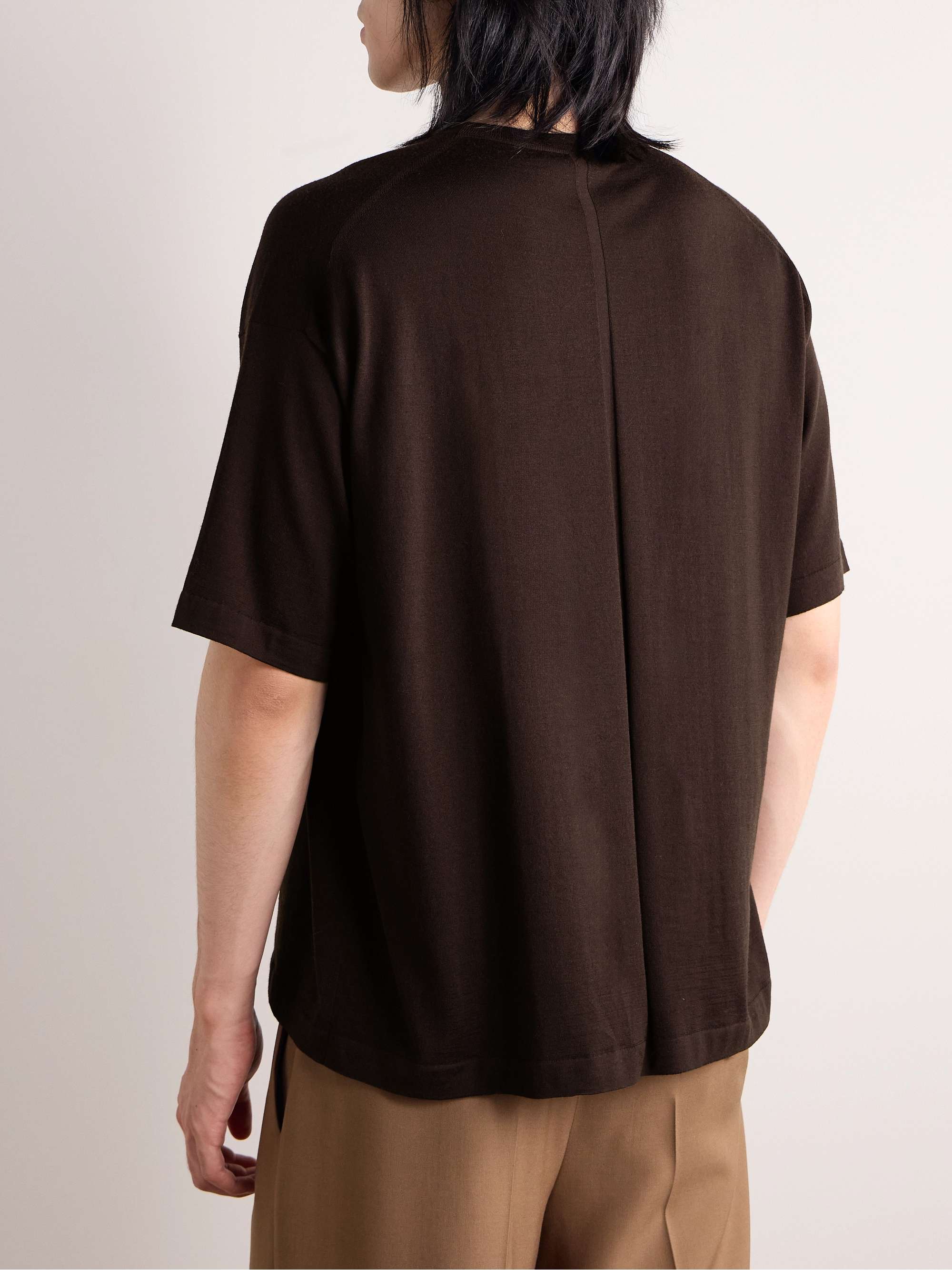 Dlomu Wool-Jersey T-Shirt view