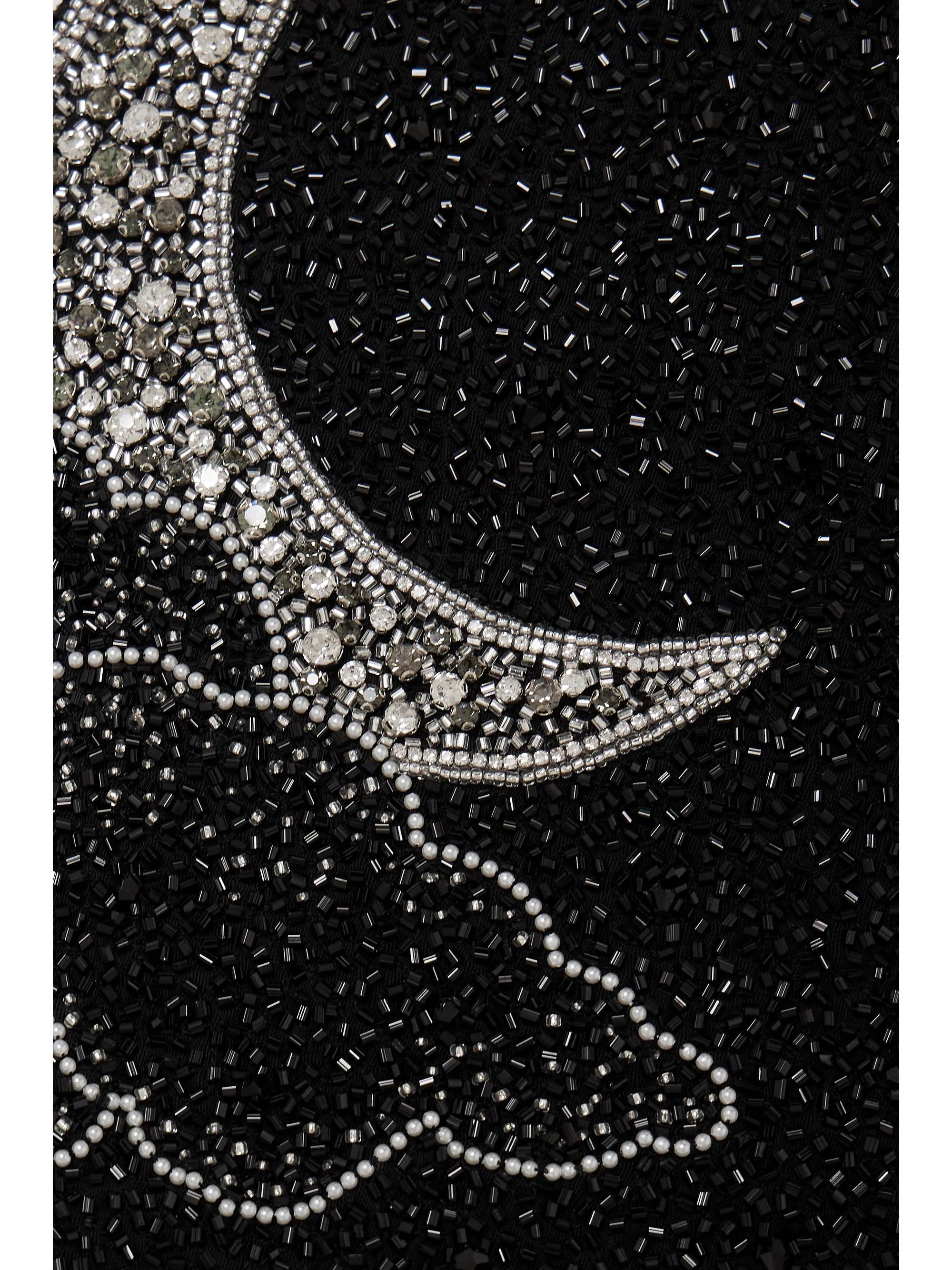 Lucina embellished stretch-mesh mini dress view