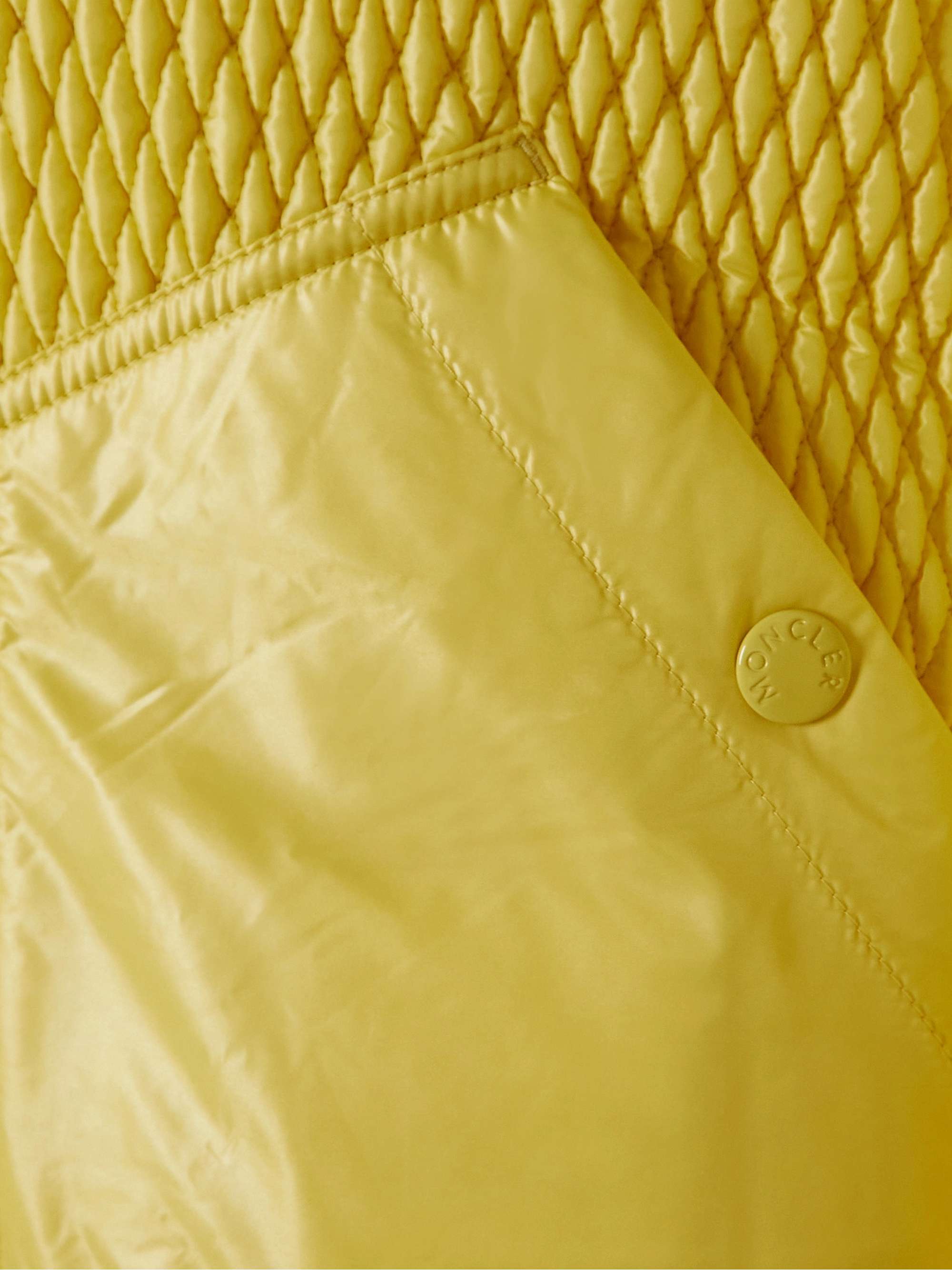 Apront cropped quilted shell down bomber jacket view