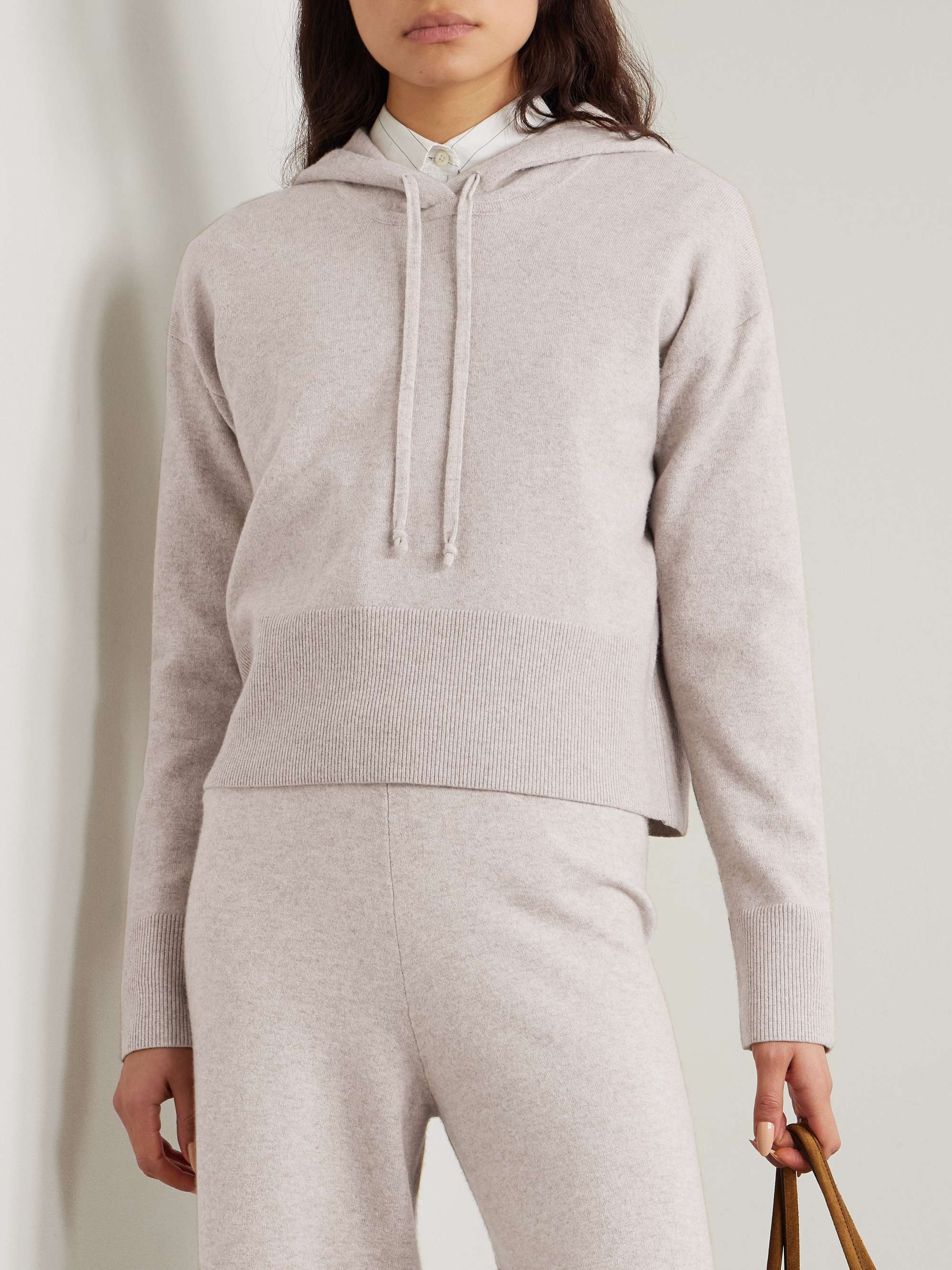 Billy merino wool and cashmere-blend hoodie view
