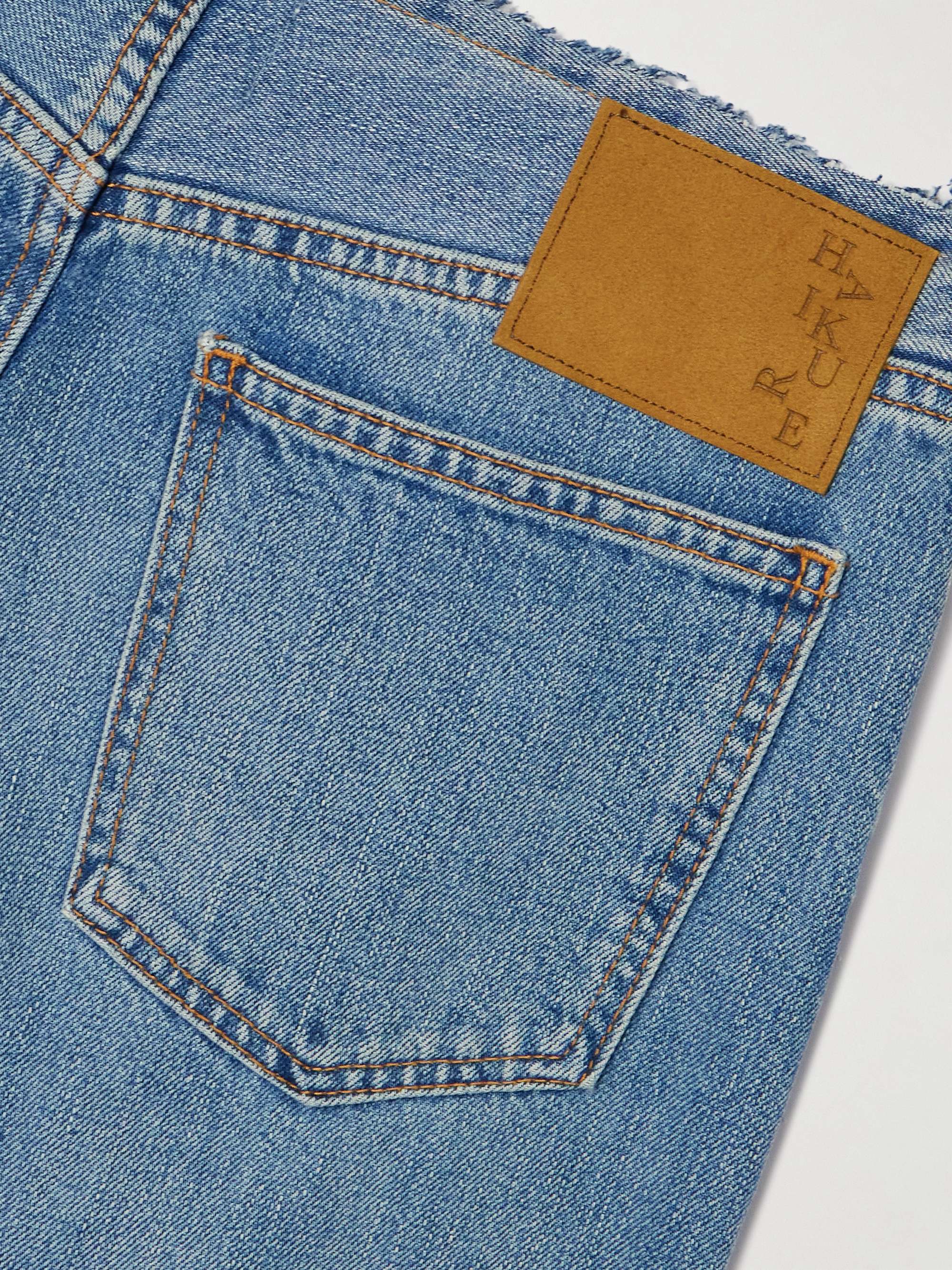 Korea WB distressed boyfriend jeans view
