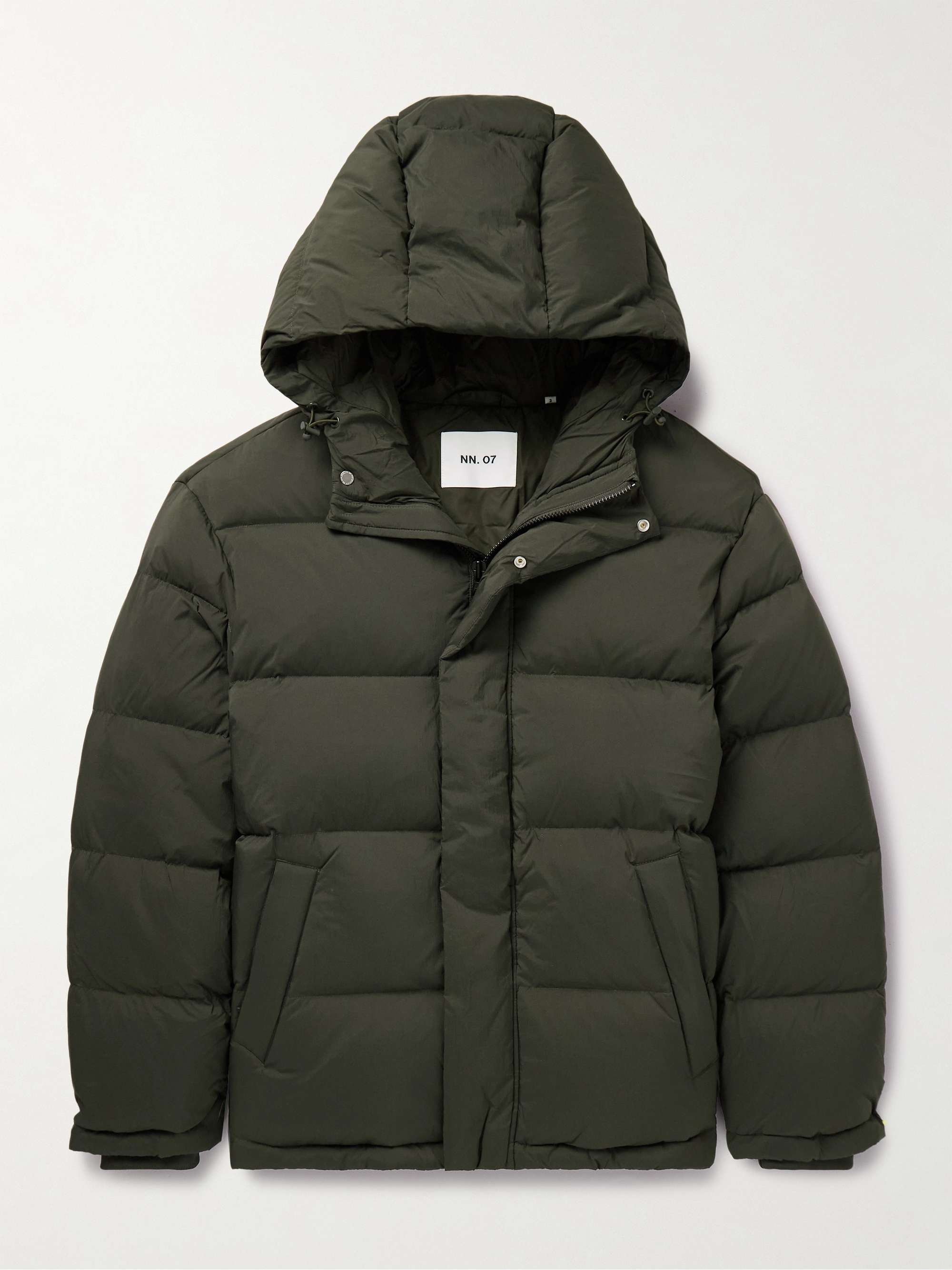 Matthew 8245 Quilted Padded Recycled-Shell Hooded Down Jacket view