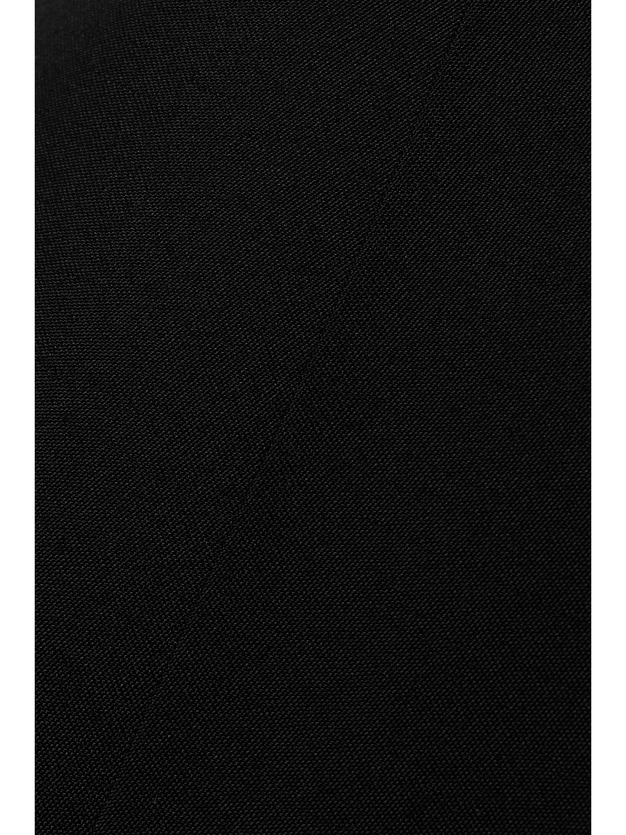 Pleated grain de poudre wool slim-leg pants view