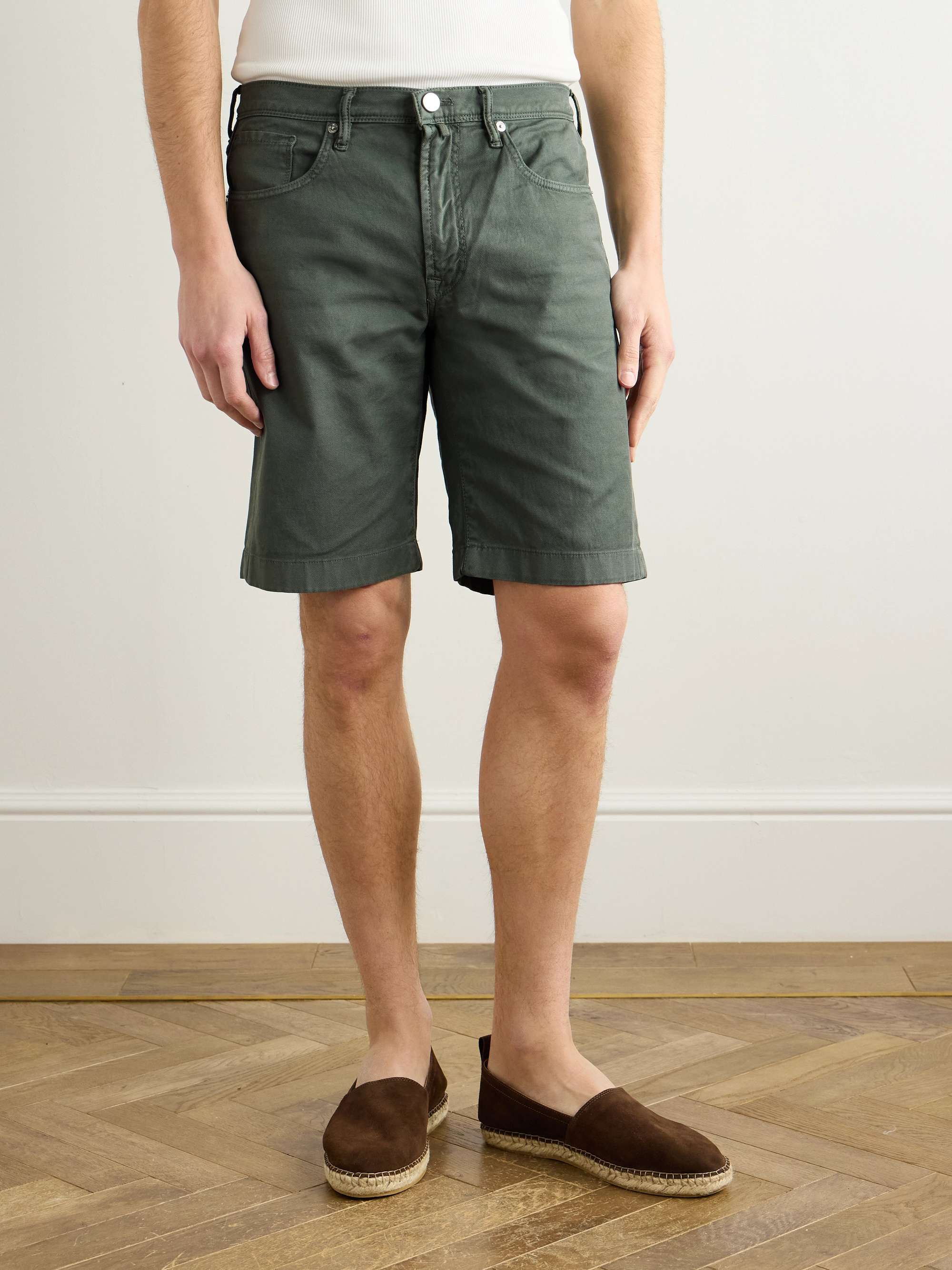 Blue Division Straight-Leg Denim Shorts view