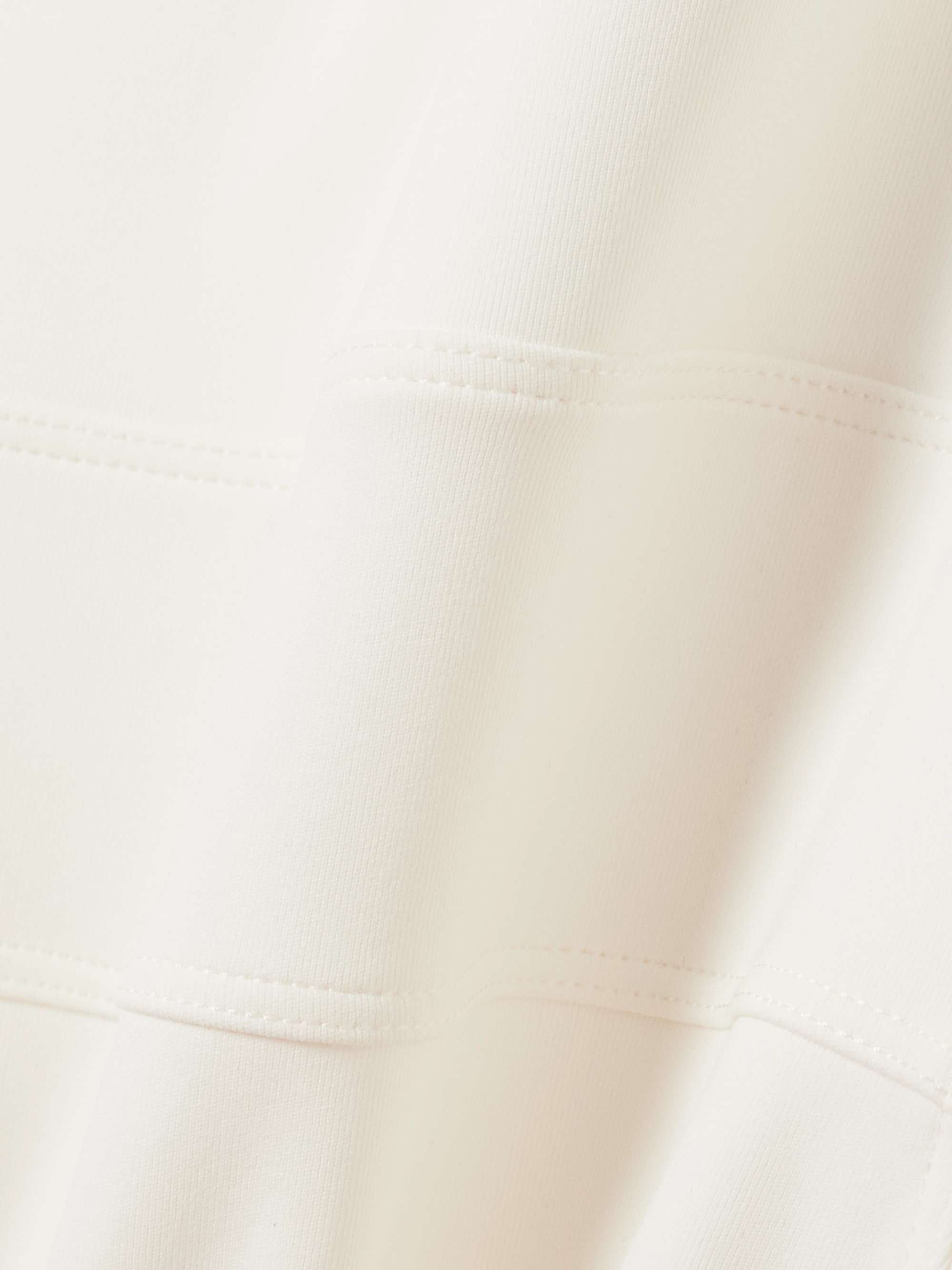 Mesh-trimmed stretch-jersey mini dress view