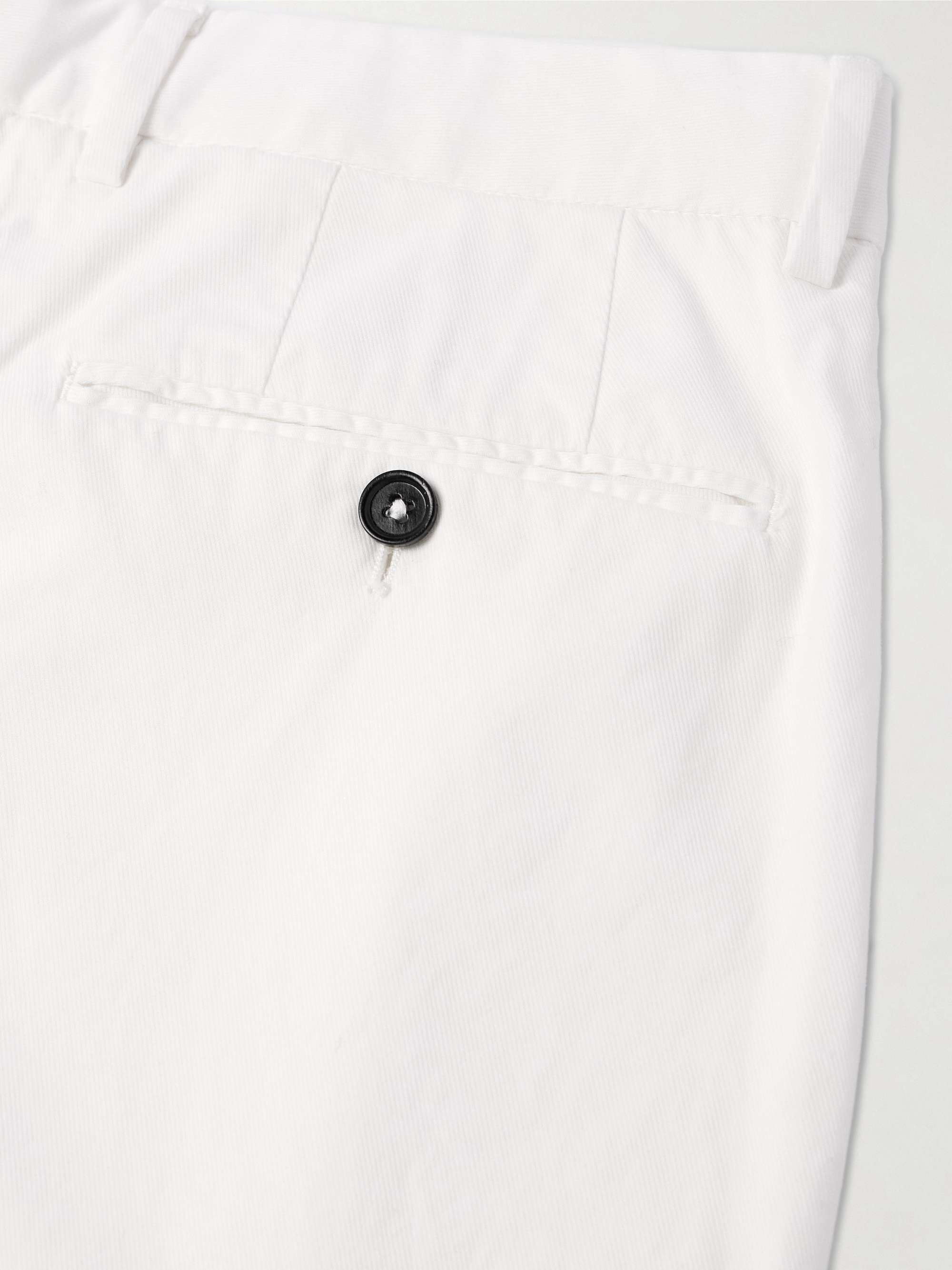 Straight-Leg Garment-Dyed Stretch-Cotton Twill Chinos view