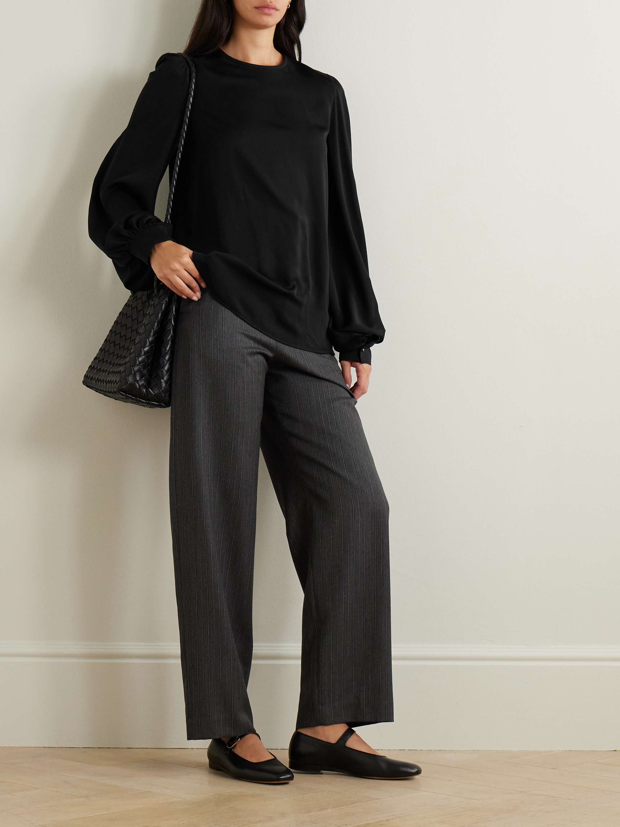 Robinia silk blouse view