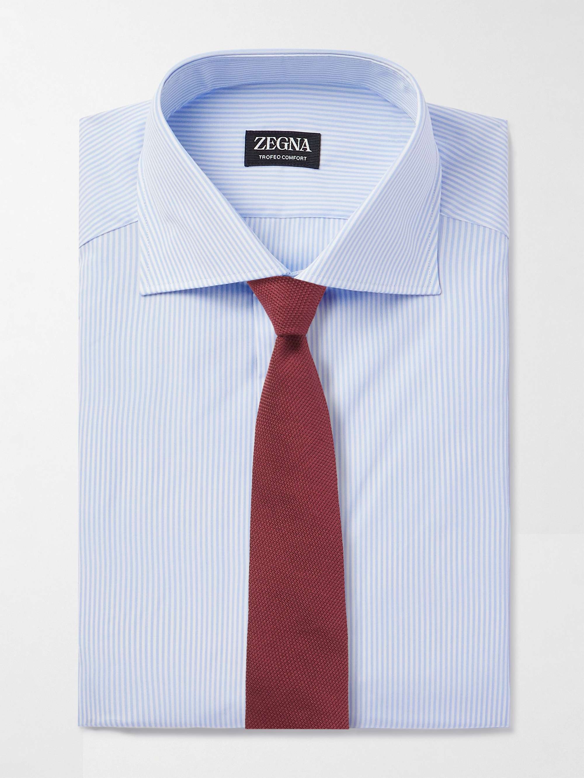 Cutaway-Collar Striped Trofeo™ Shirt view