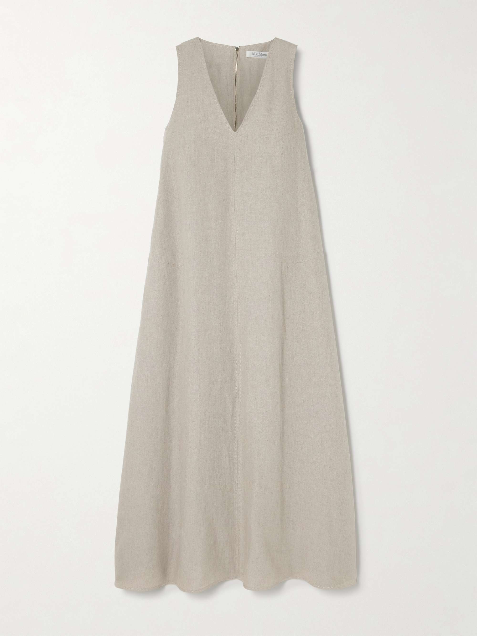 Simeone linen maxi dress view