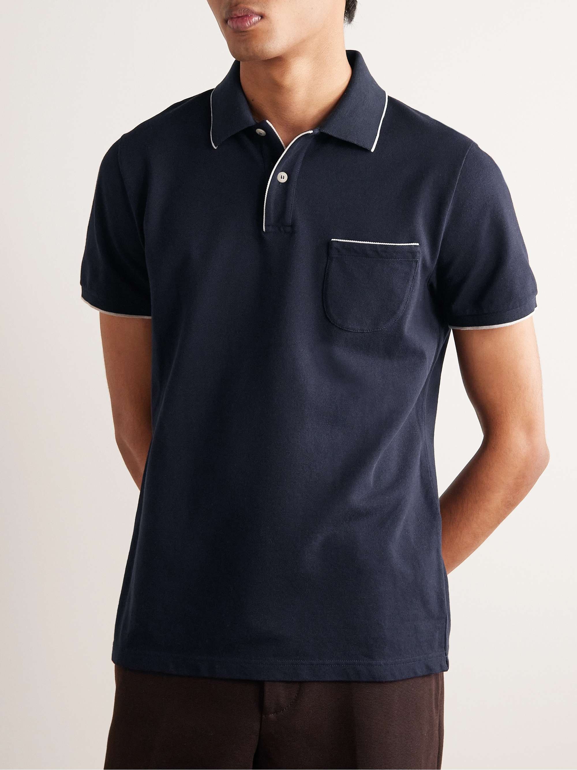 Regatta Stretch-Cotton Piqué Polo Shirt view
