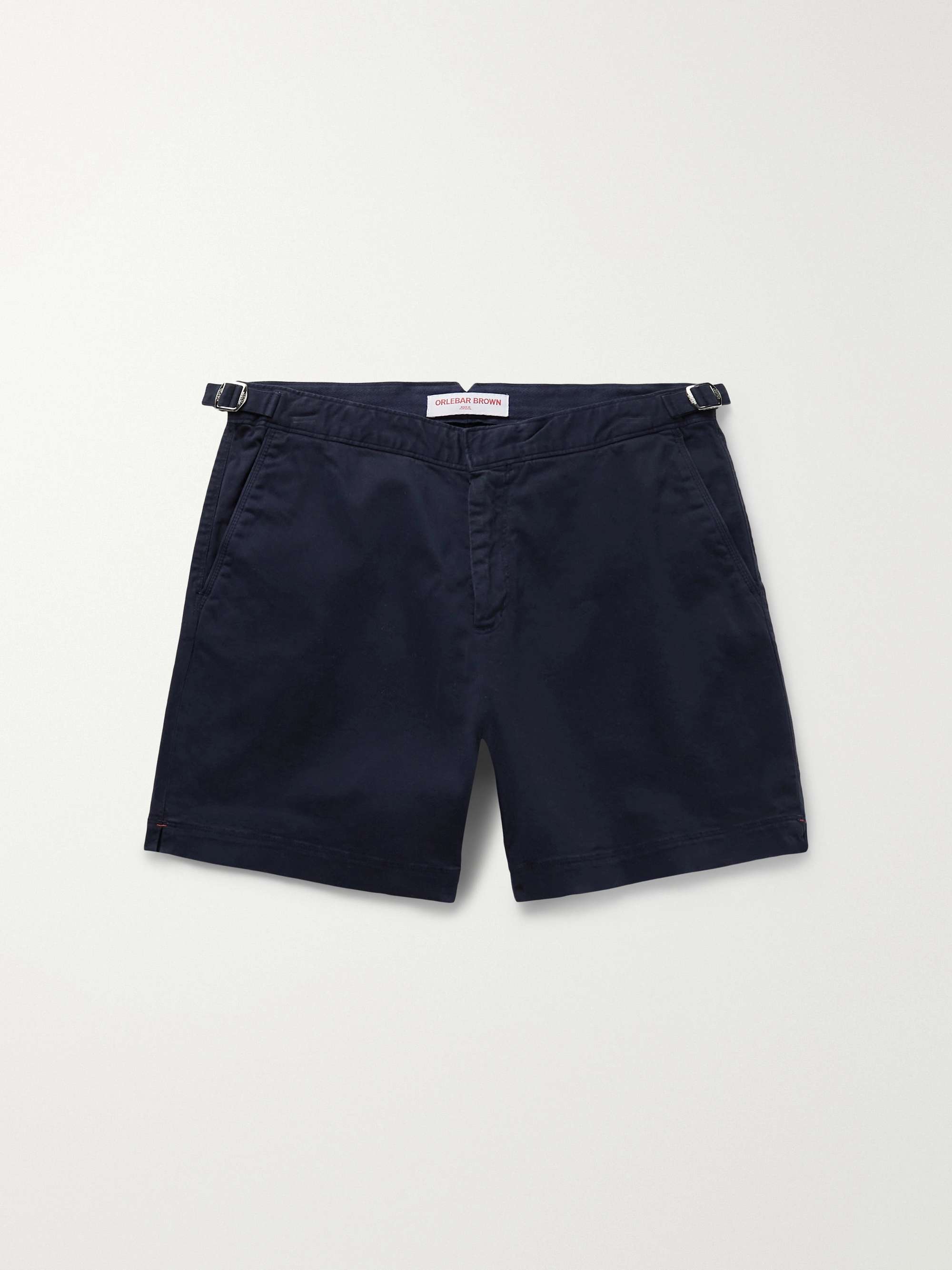 Bulldog Slim-Fit Straight-Leg Stretch-Cotton Twill Shorts view