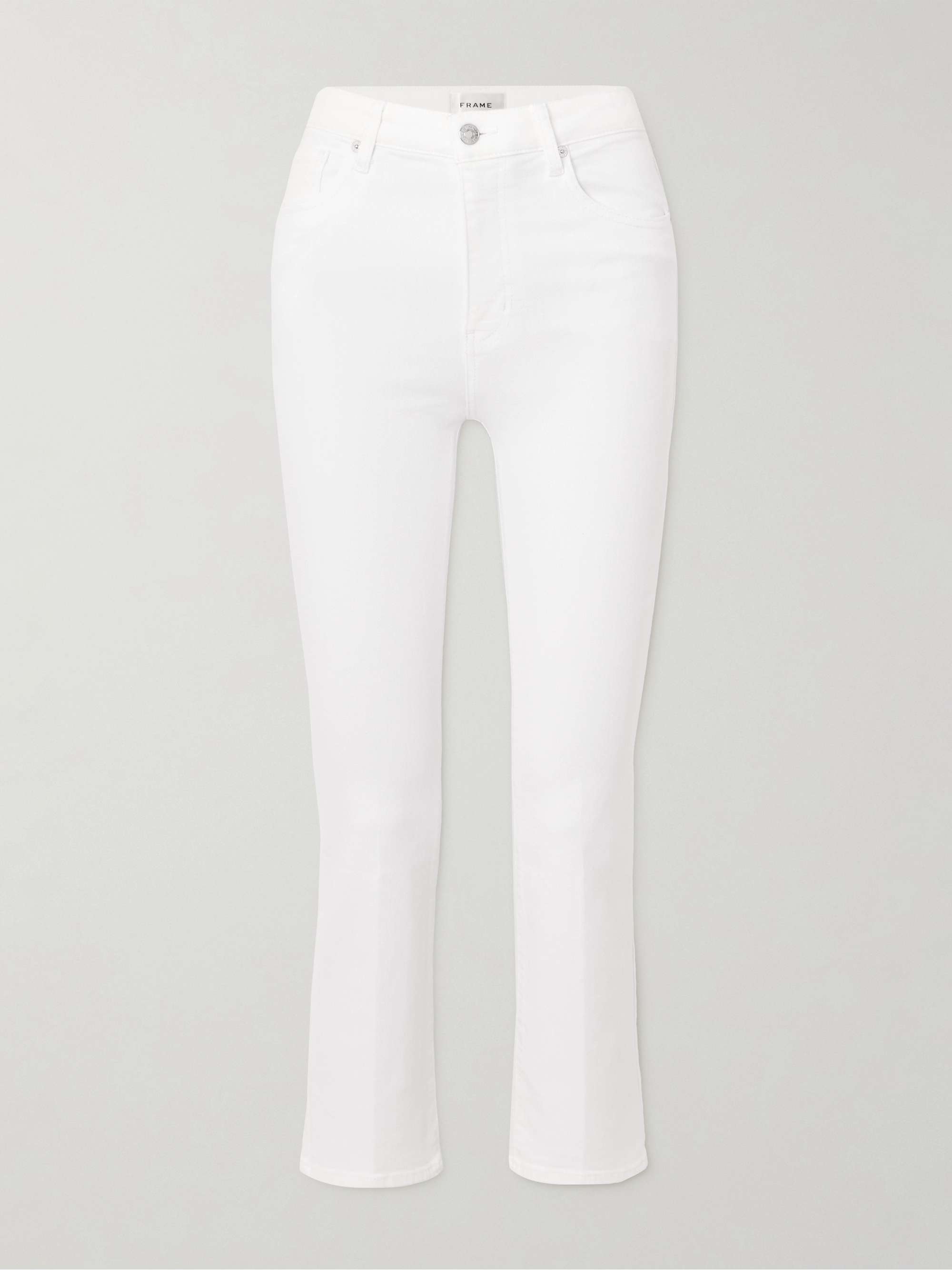 Reboot Crop stretch high-rise flared recycled jeans view