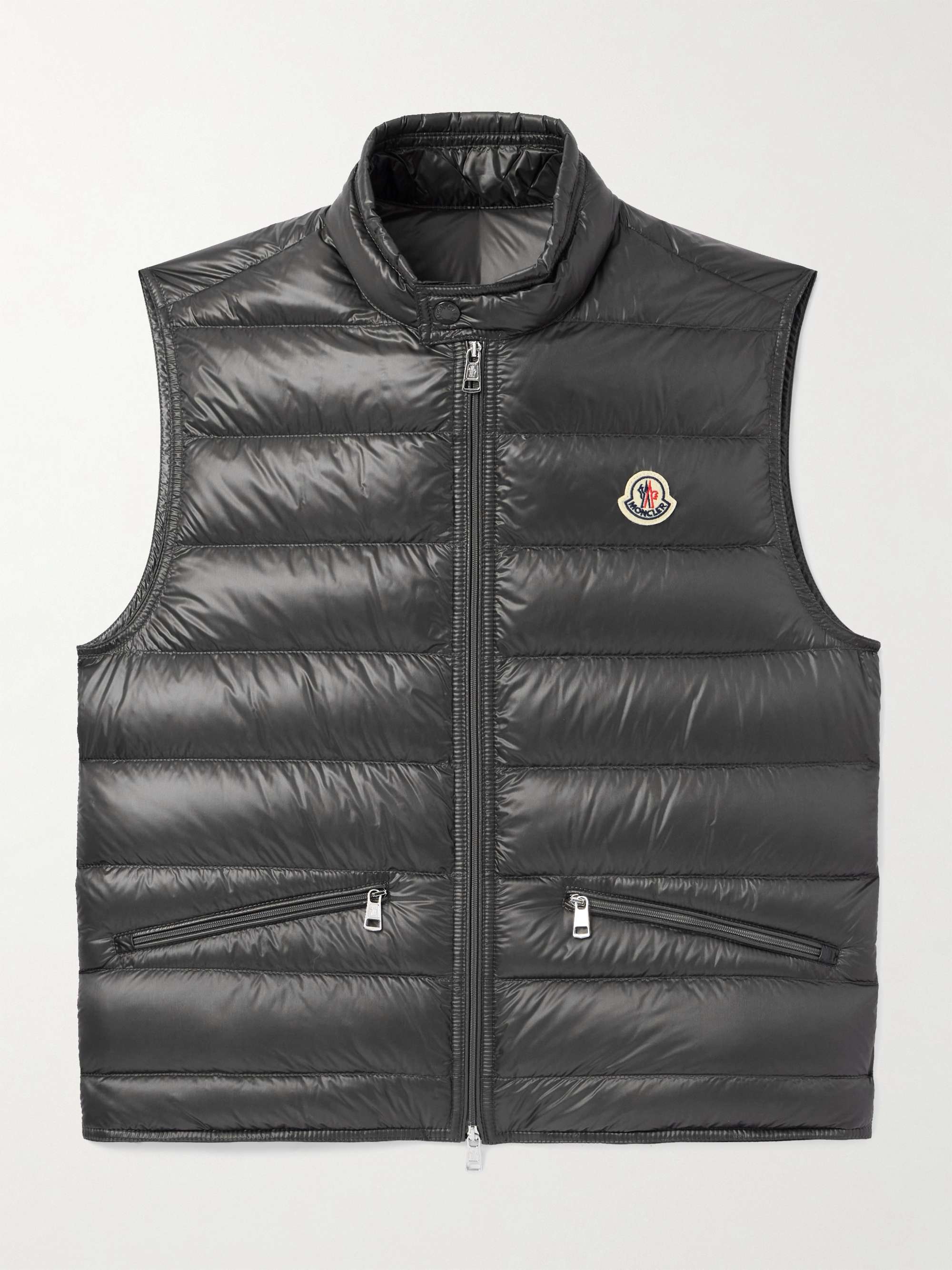 Gui Slim-Fit Logo-Appliquéd Quilted Shell Down Gilet view