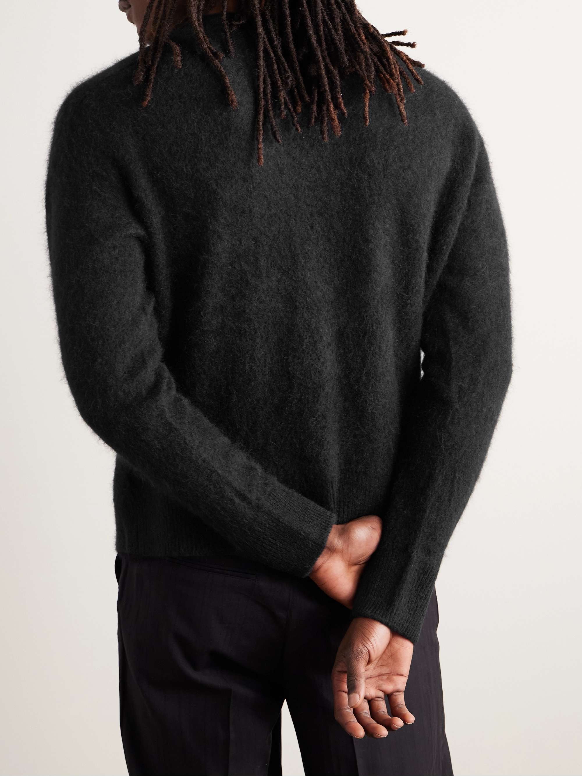 Brushed Royal Alpaca Sweater view