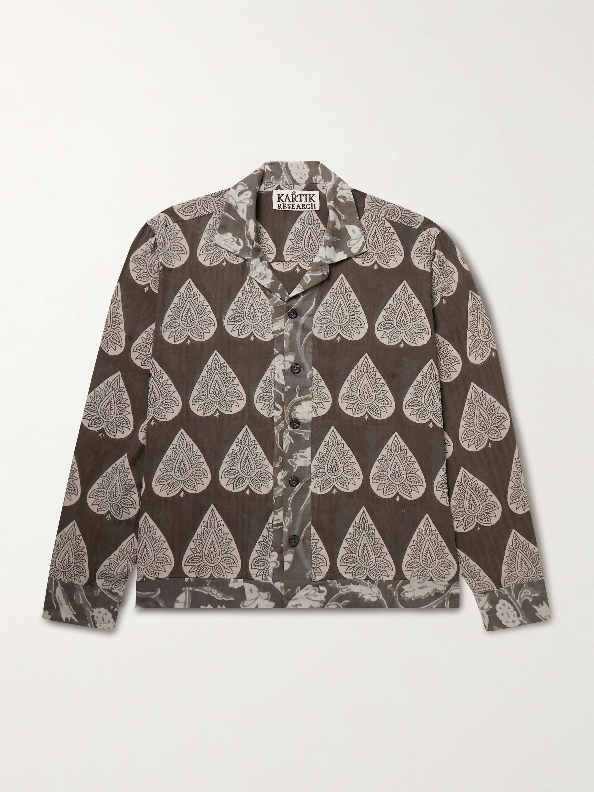 Printed Silk Shirt view