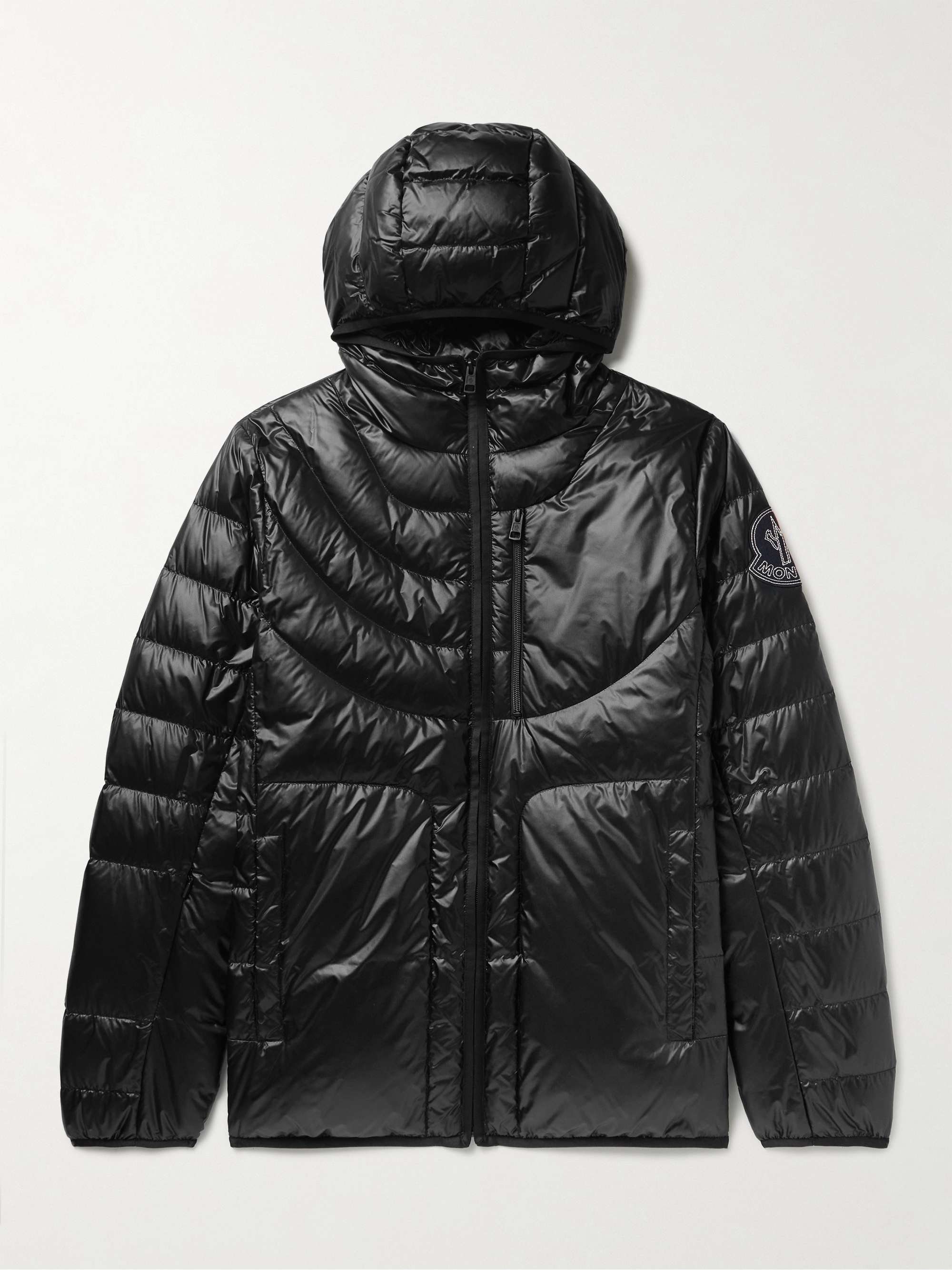 2 Moncler 1952 Hissu Slim-Fit Quilted Shell Hooded Down Jacket view