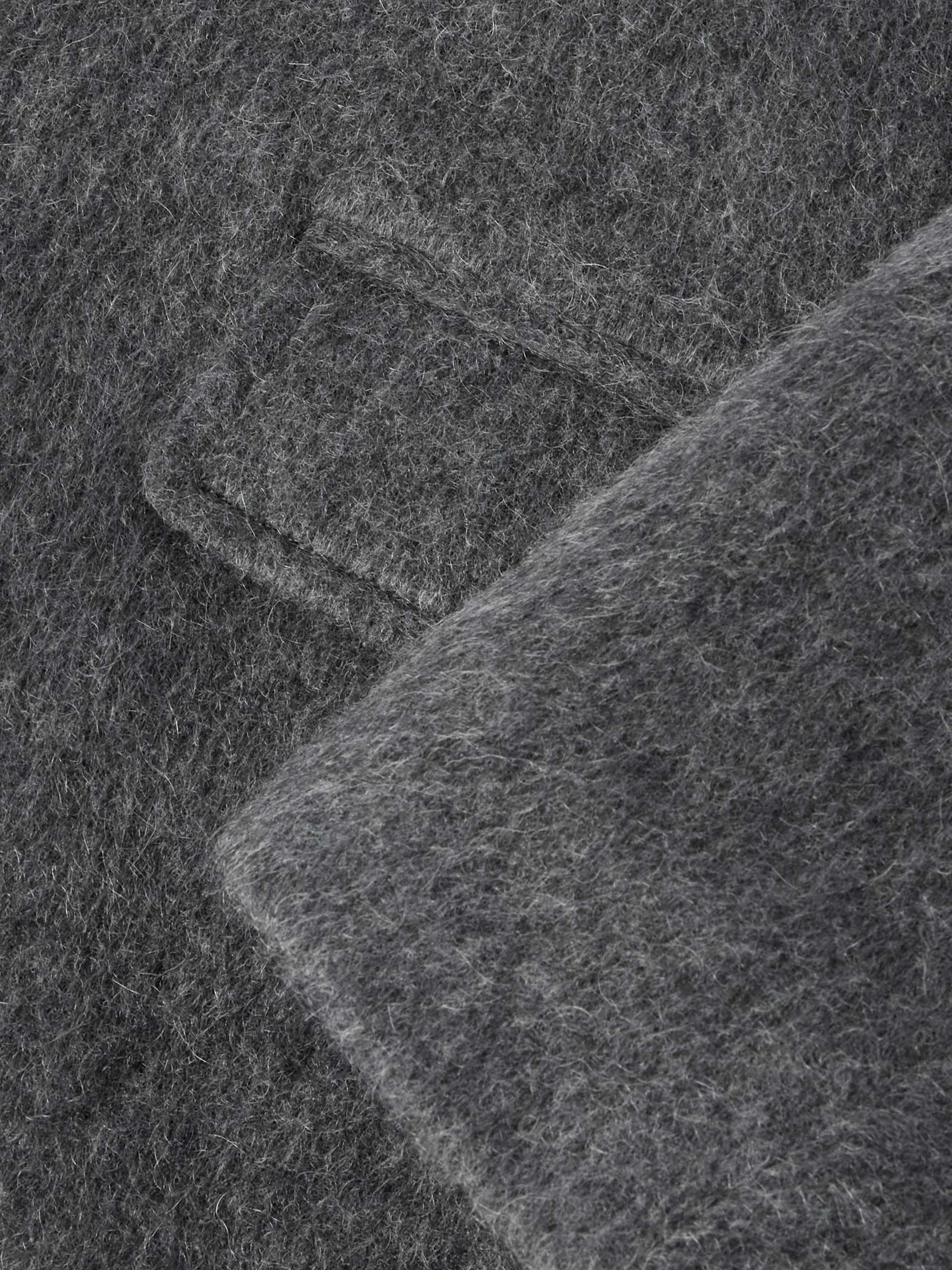 Hunter Brushed Wool, Mohair and Camel-Blend Coat view