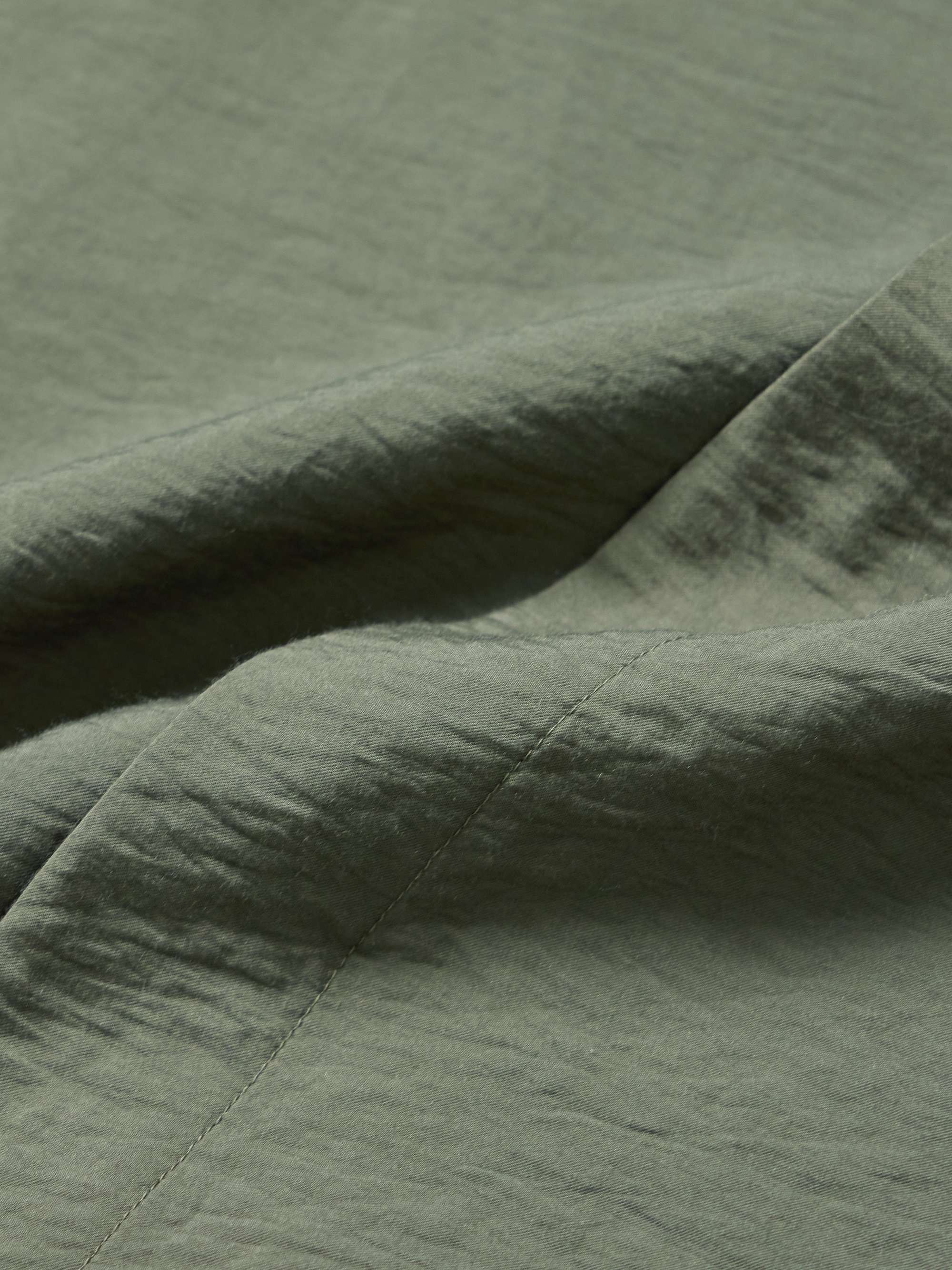 Hank 5971 Camp-Collar Modal-Blend Seersucker Shirt view