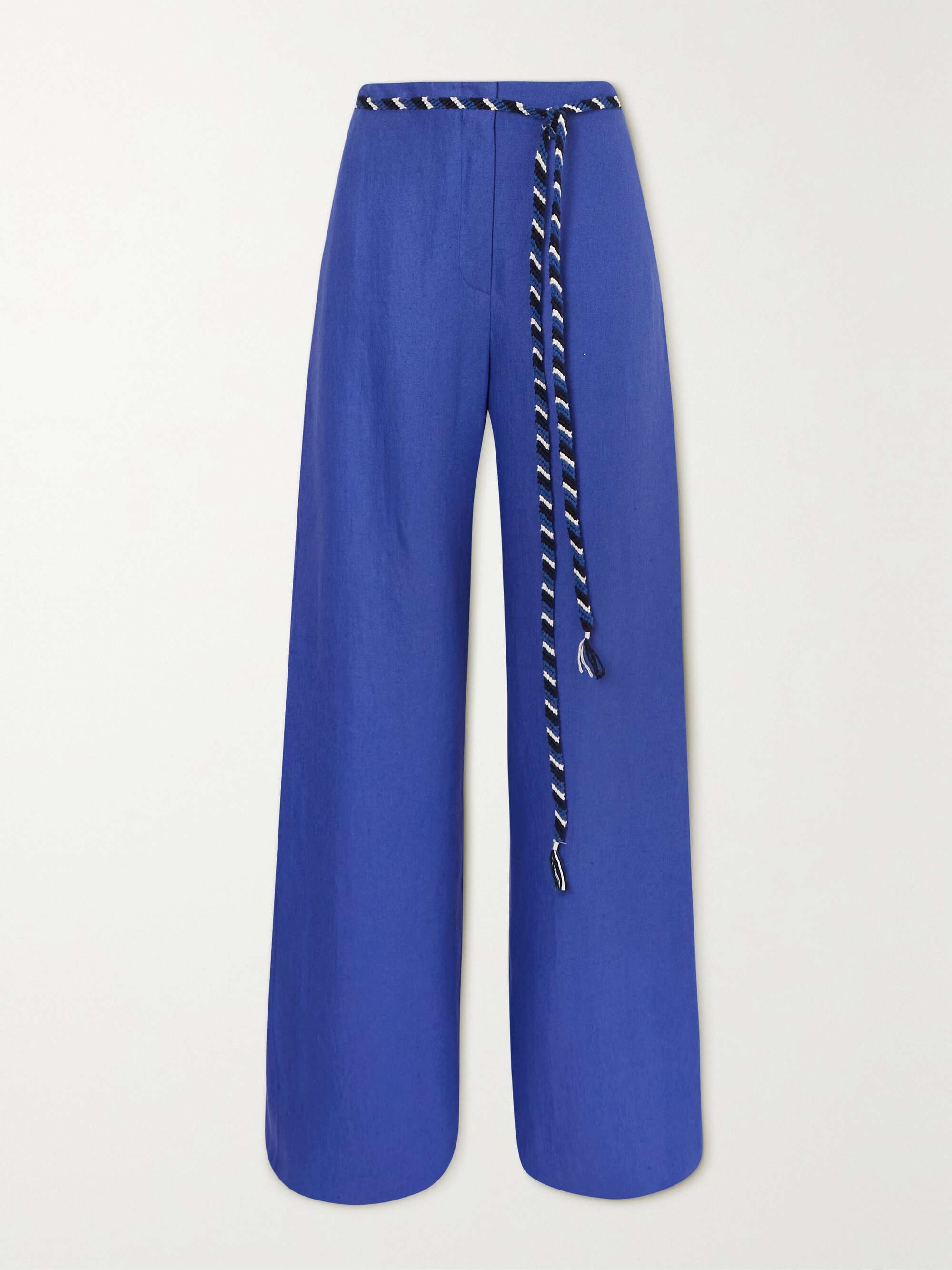 Antigua linen-twill wide-leg pants view