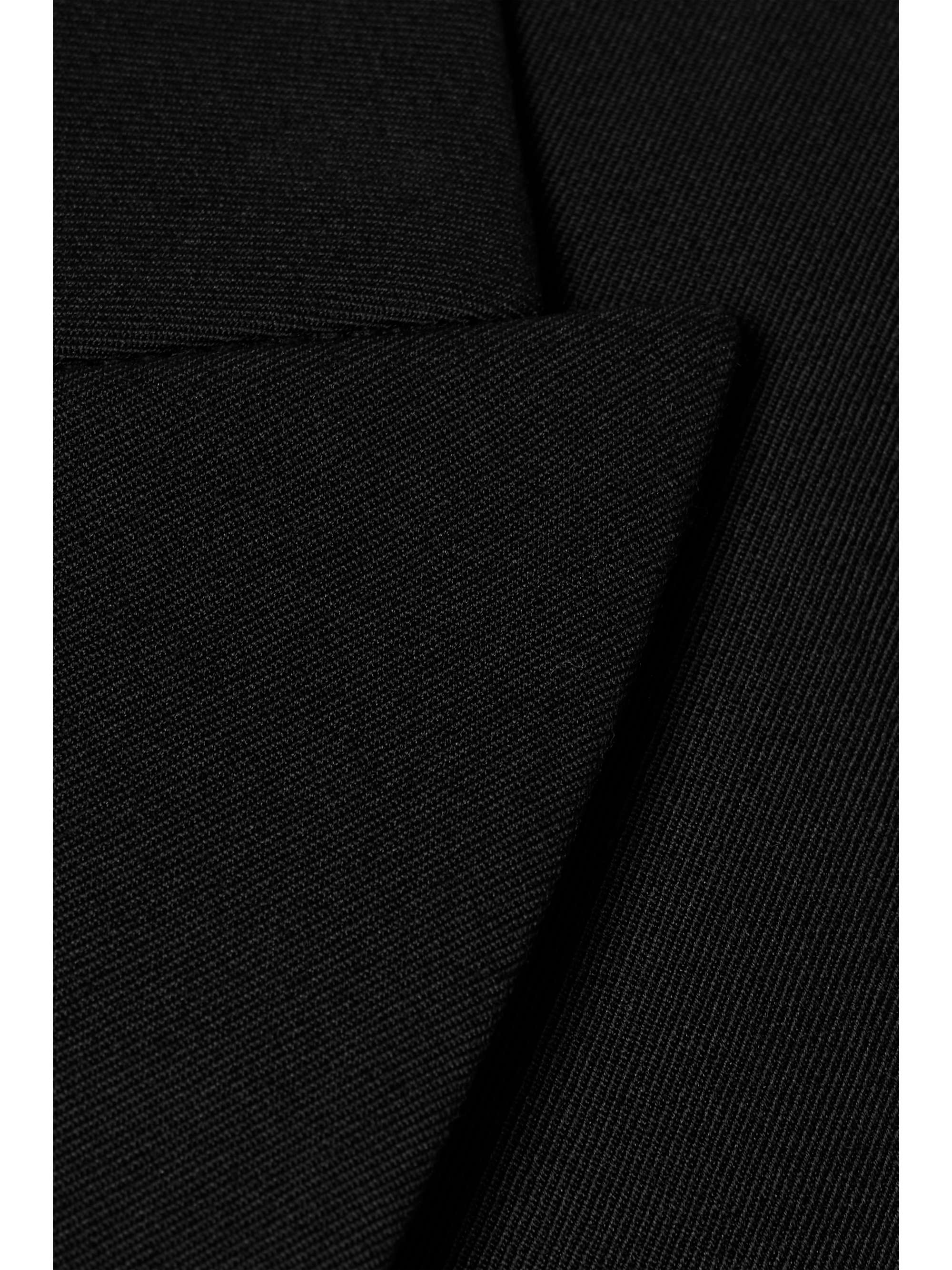 Embellished double-breasted wool-twill blazer view