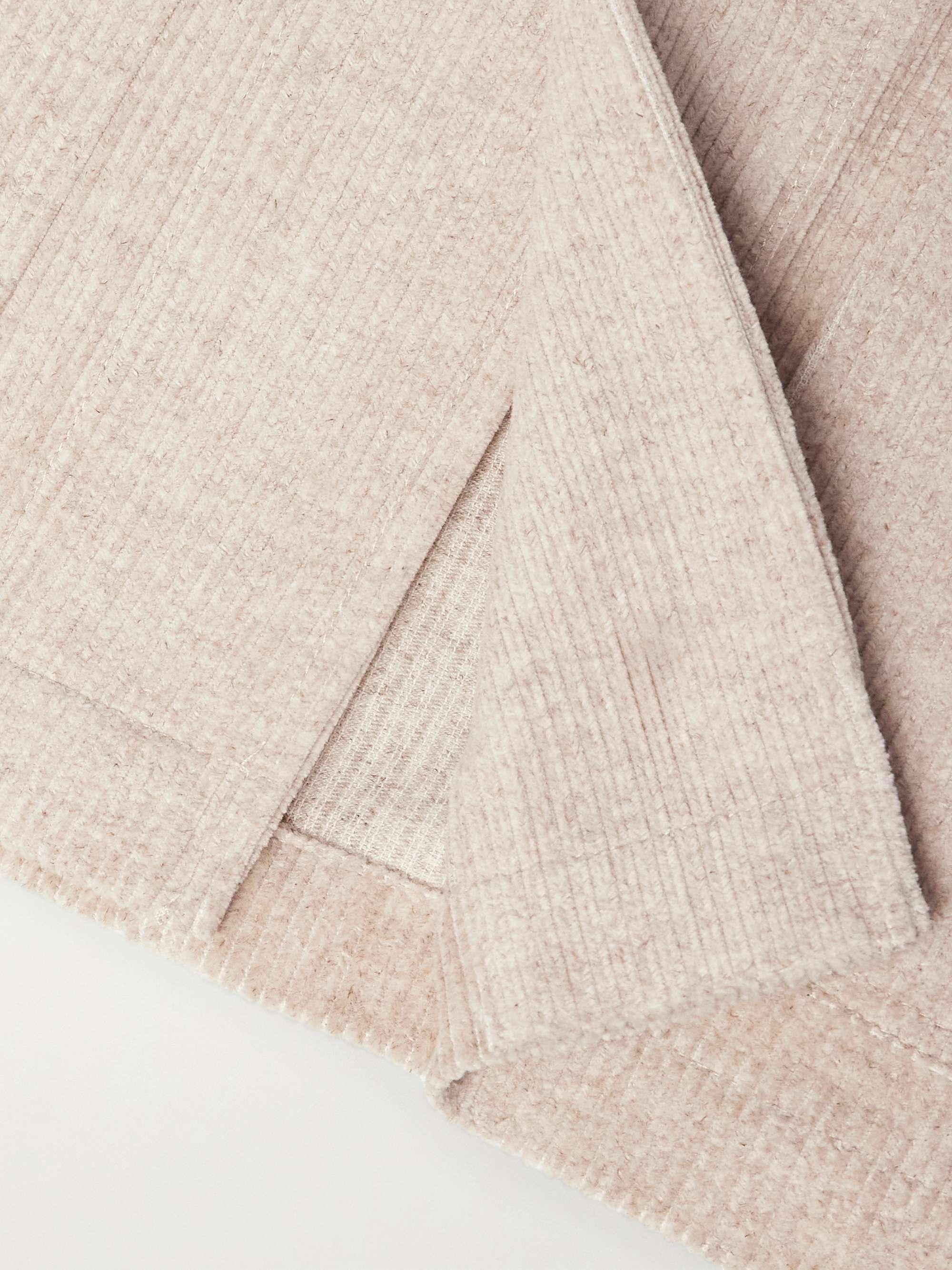 Cotton and Linen-Blend Corduroy Overshirt view