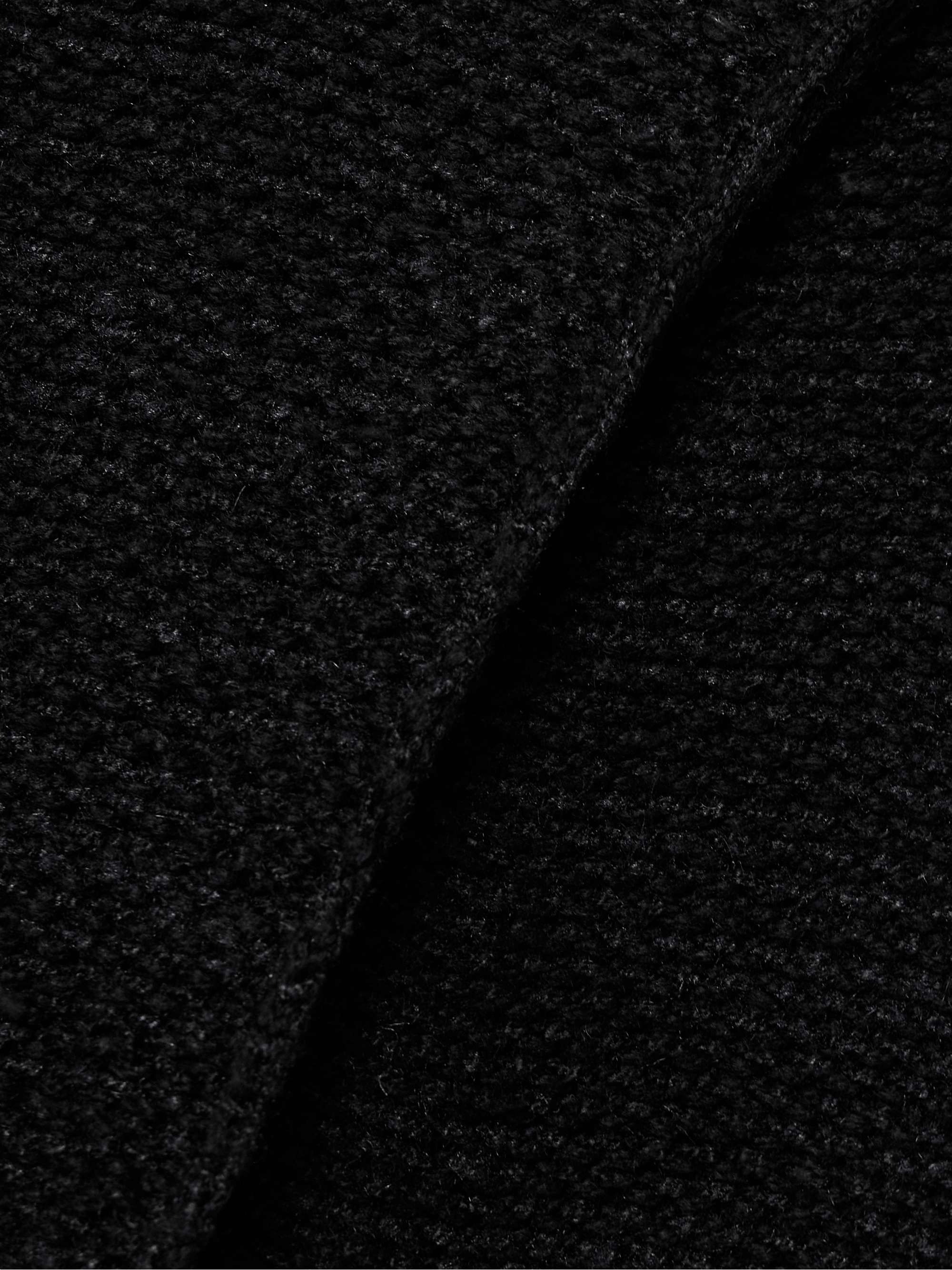 Elete fringed cashmere and silk-blend coat view