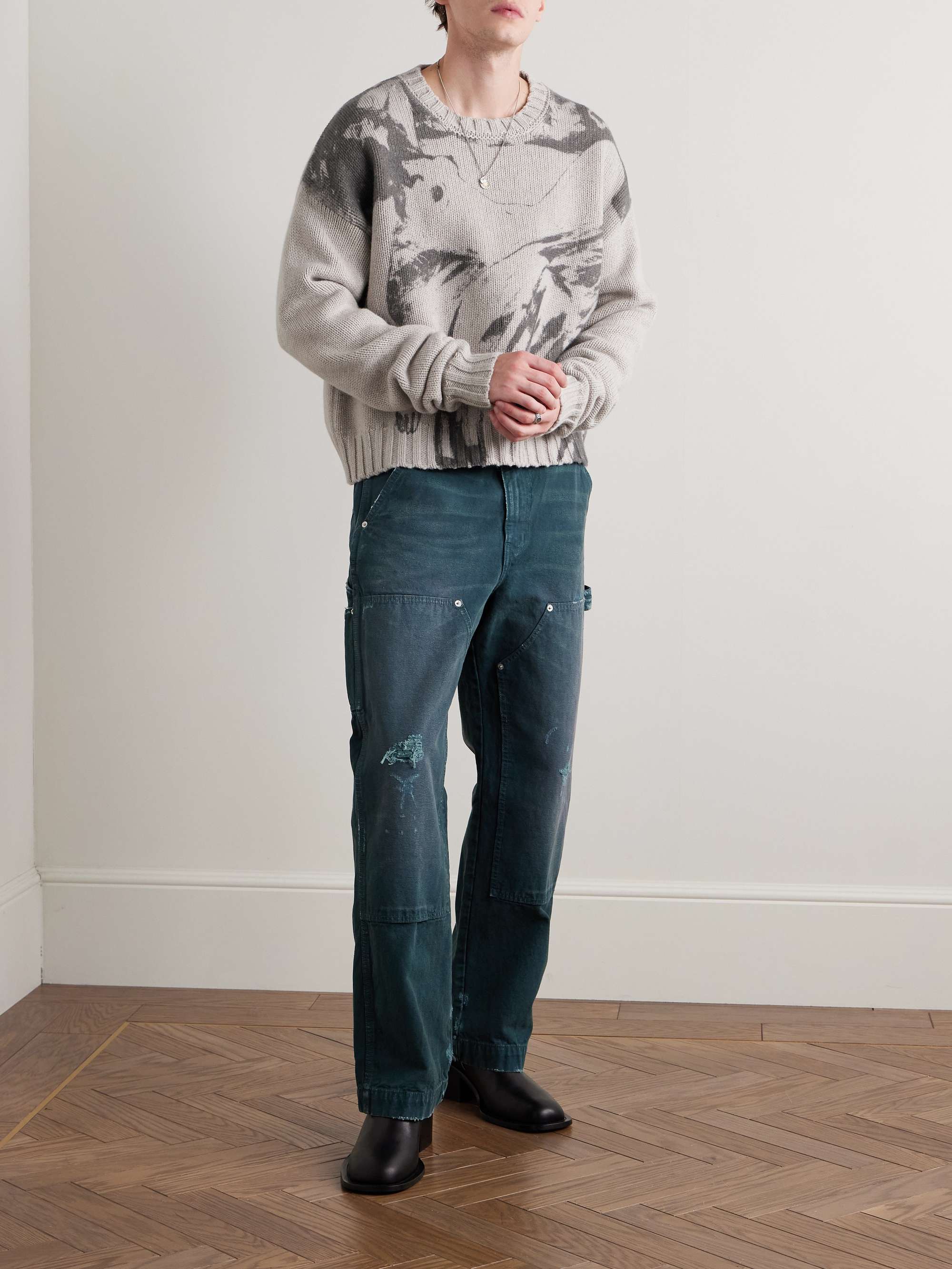 Past in Vain Printed Virgin Wool Sweater view