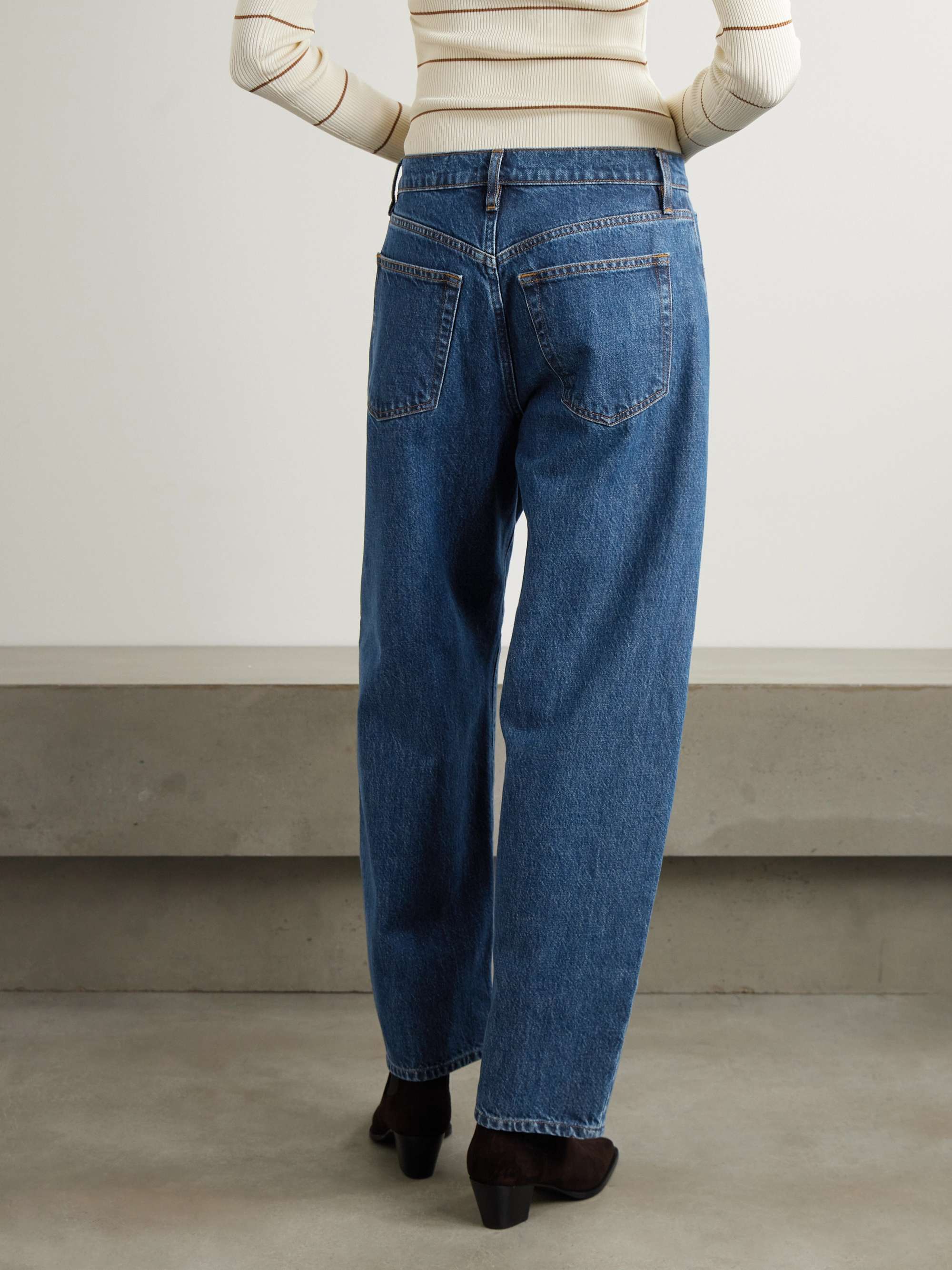 Low Slung Barrel boyfriend jeans view