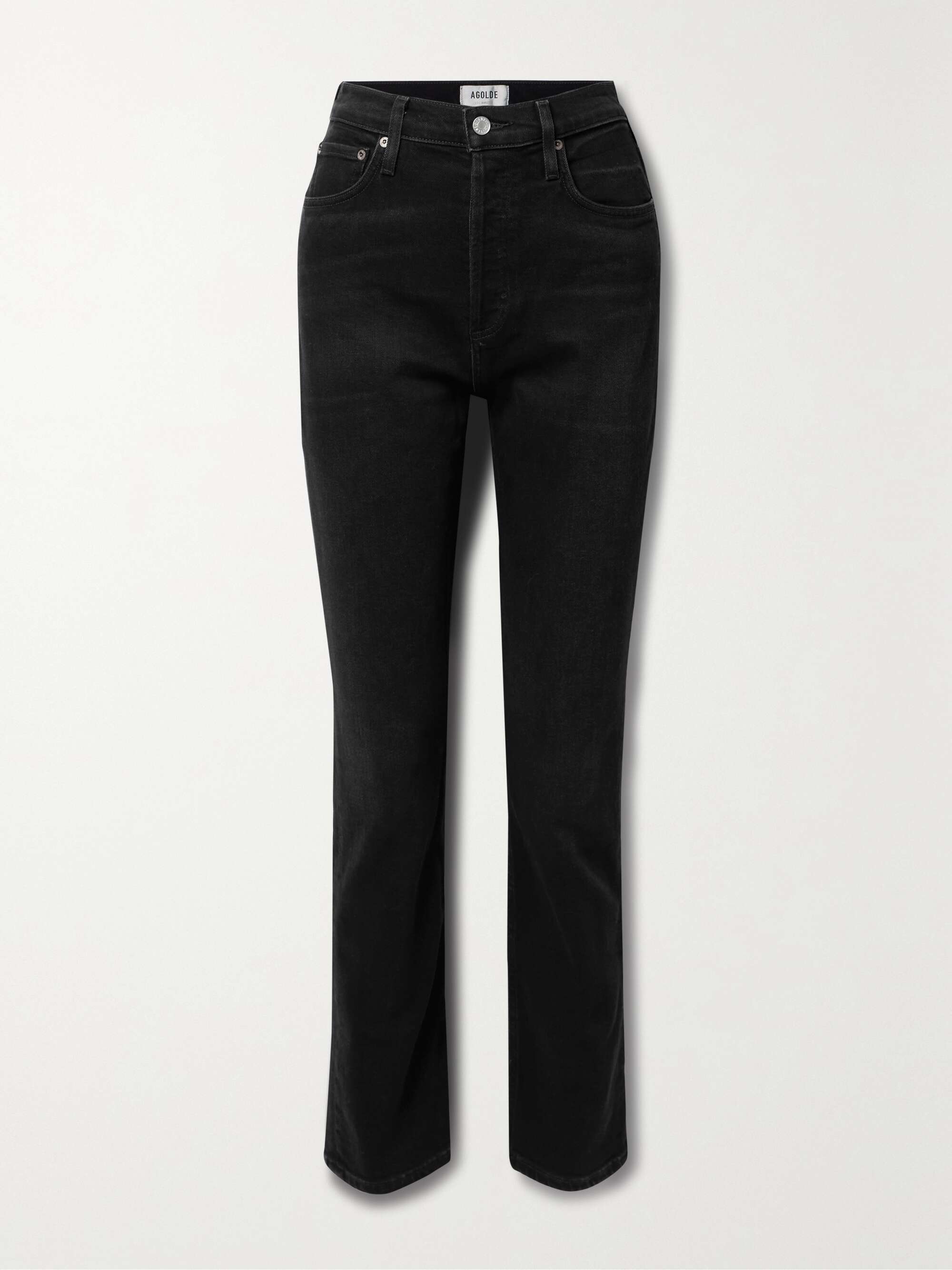 + NET SUSTAIN Freya high-rise slim-leg organic jeans view