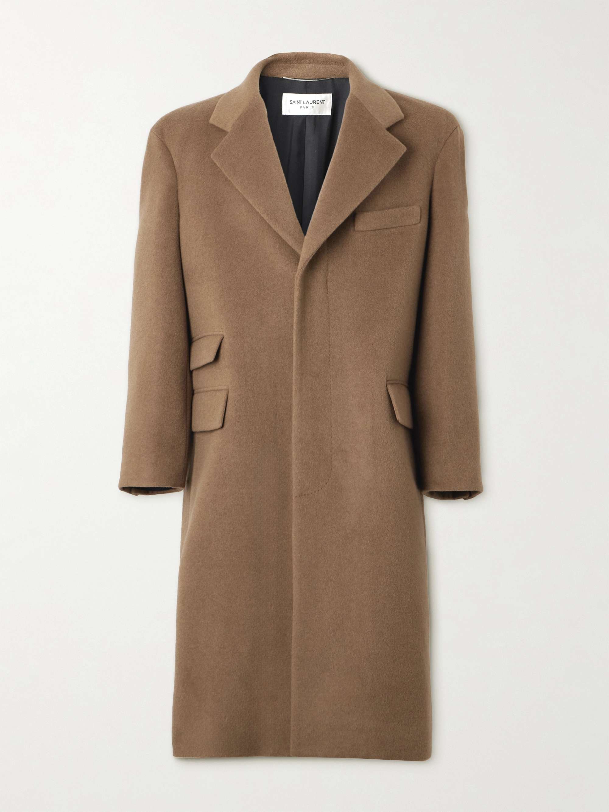 Oversized Brushed-Wool Coat view