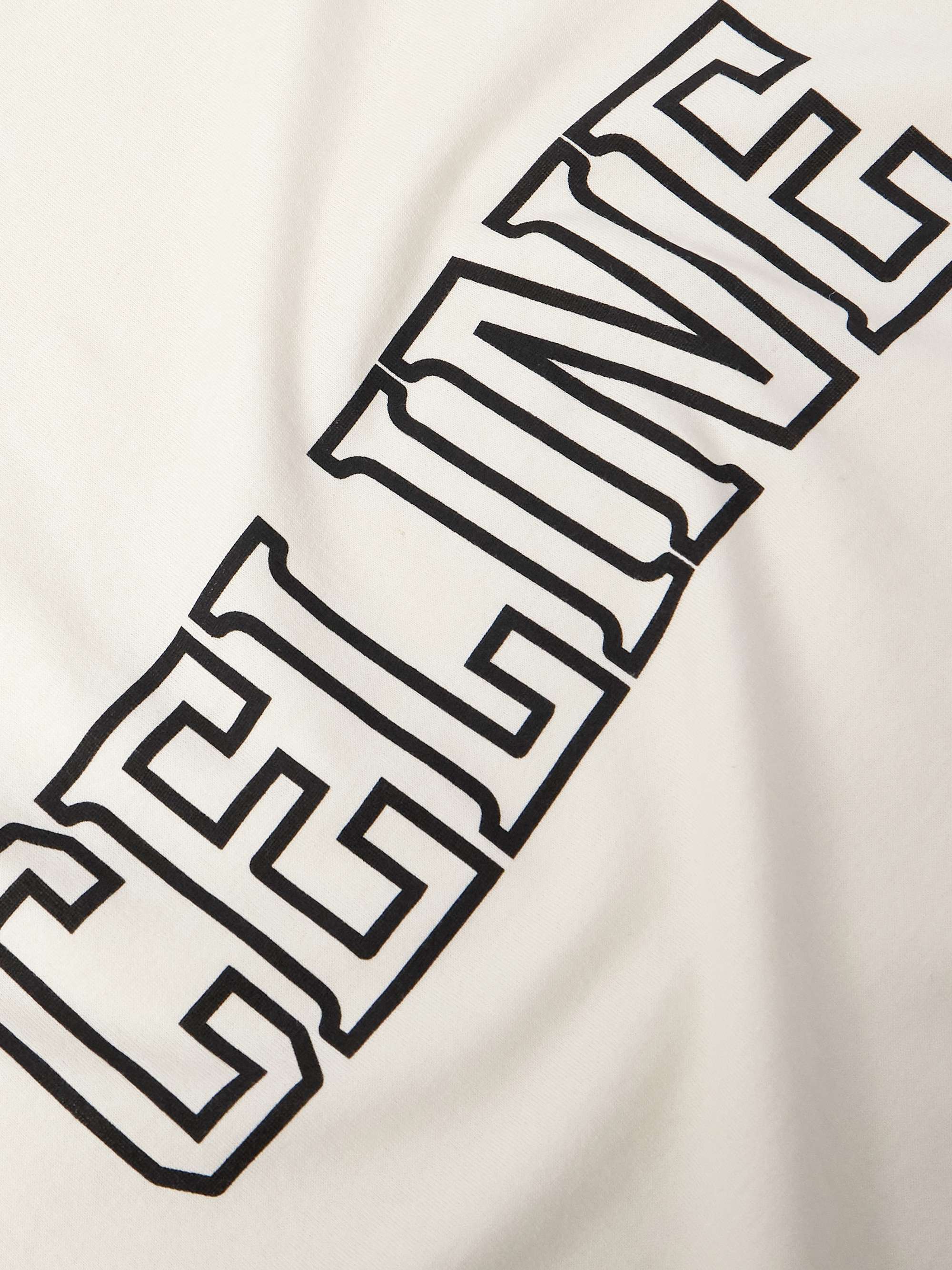 Logo-Print Layered Striped Cotton-Jersey T-Shirt view