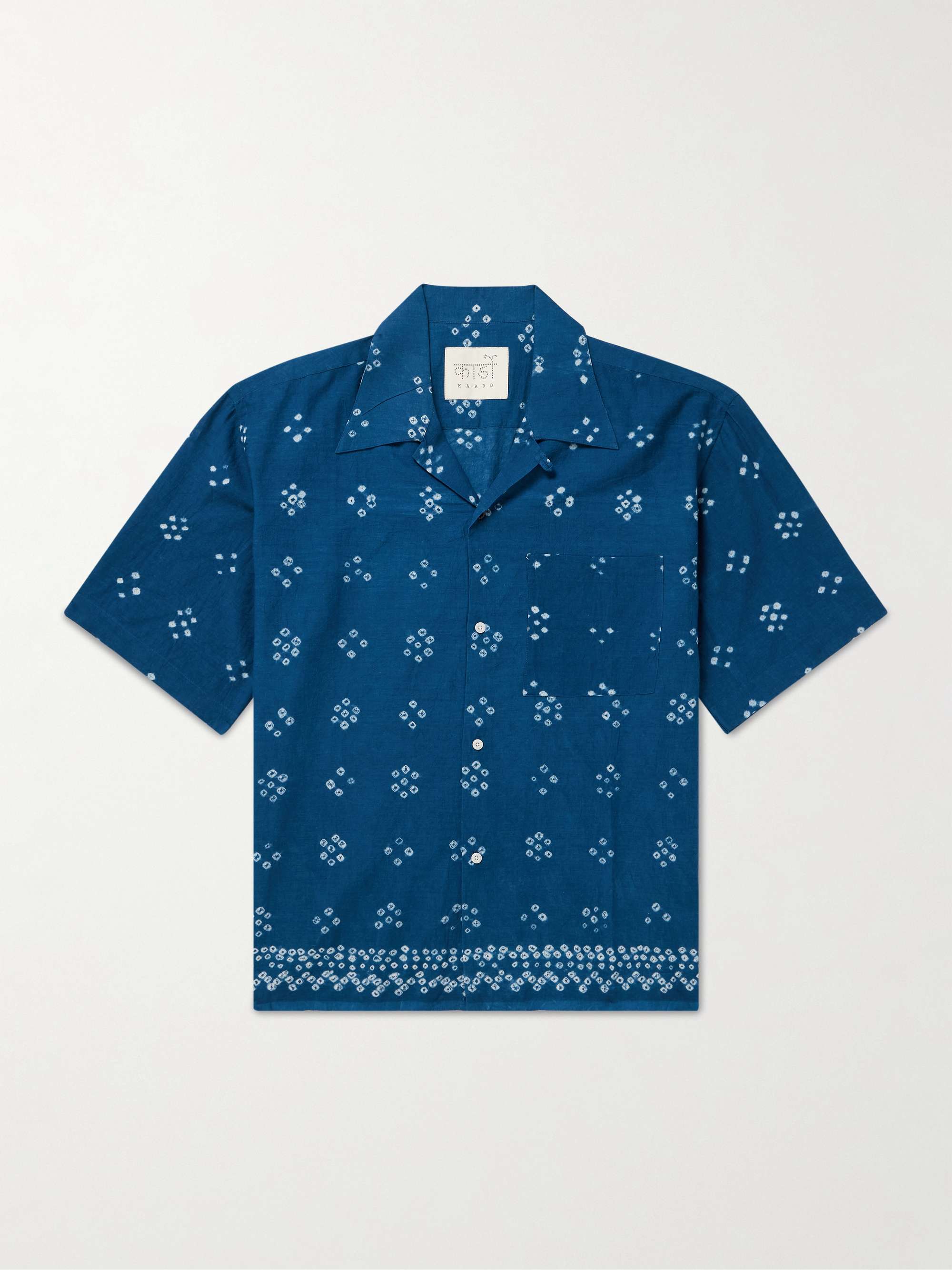 Rohit Convertible-Collar Printed Cotton Shirt view