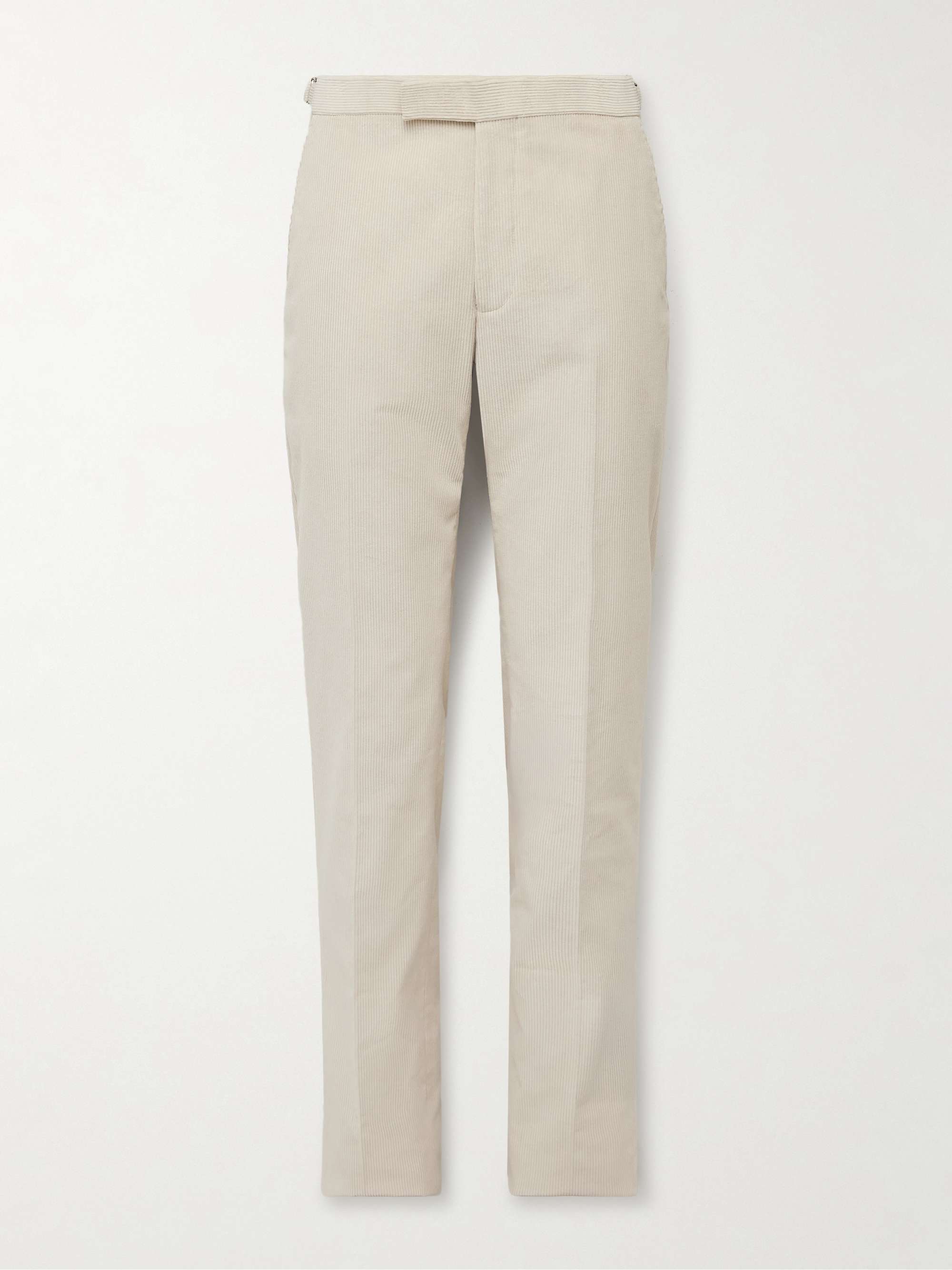 Chapman Slim-Fit Straight-Leg Cotton-Corduroy Suit Trousers view