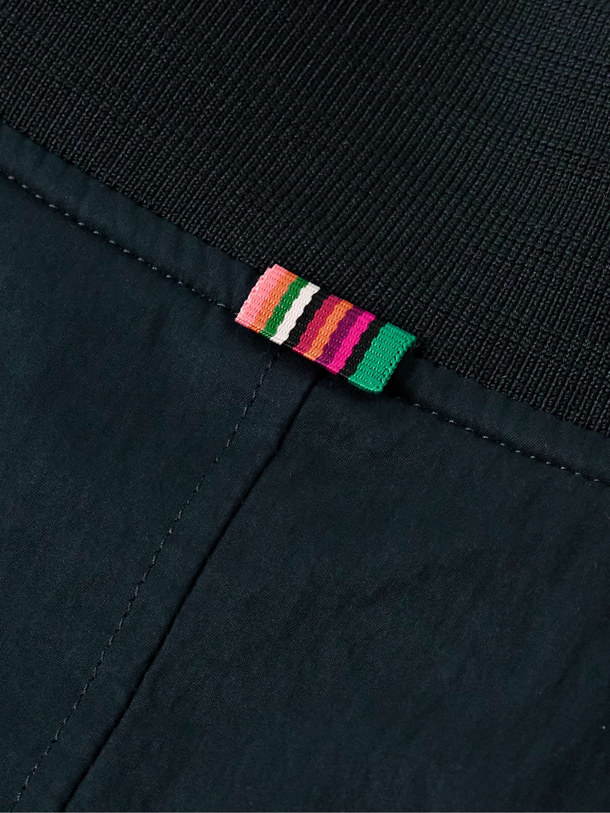 Reversible Coated Nylon-Blend Bomber Jacket view