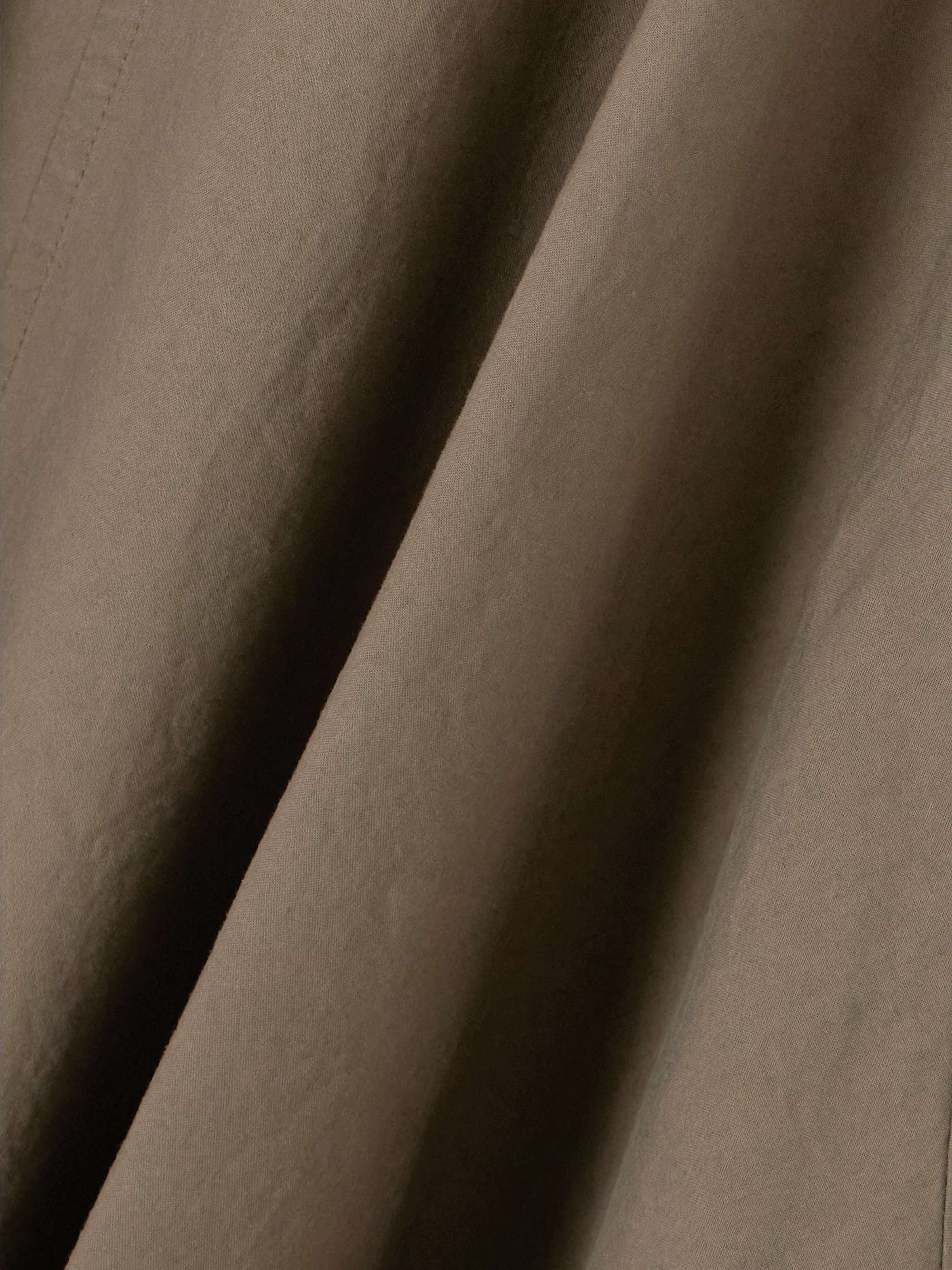 Leins oversized pleated cotton-poplin trench coat view